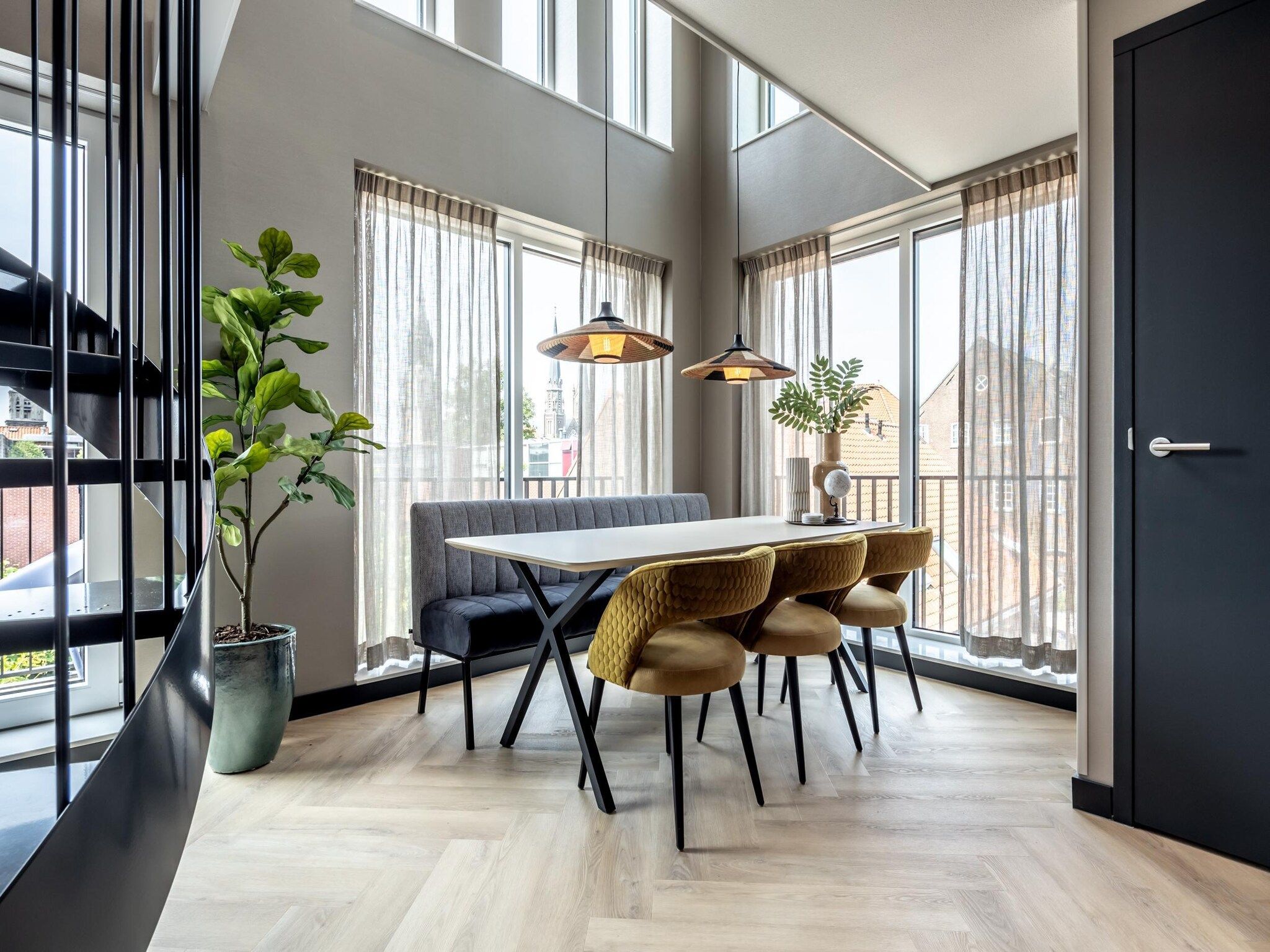 De eetkamer van Delft 5A in Delft