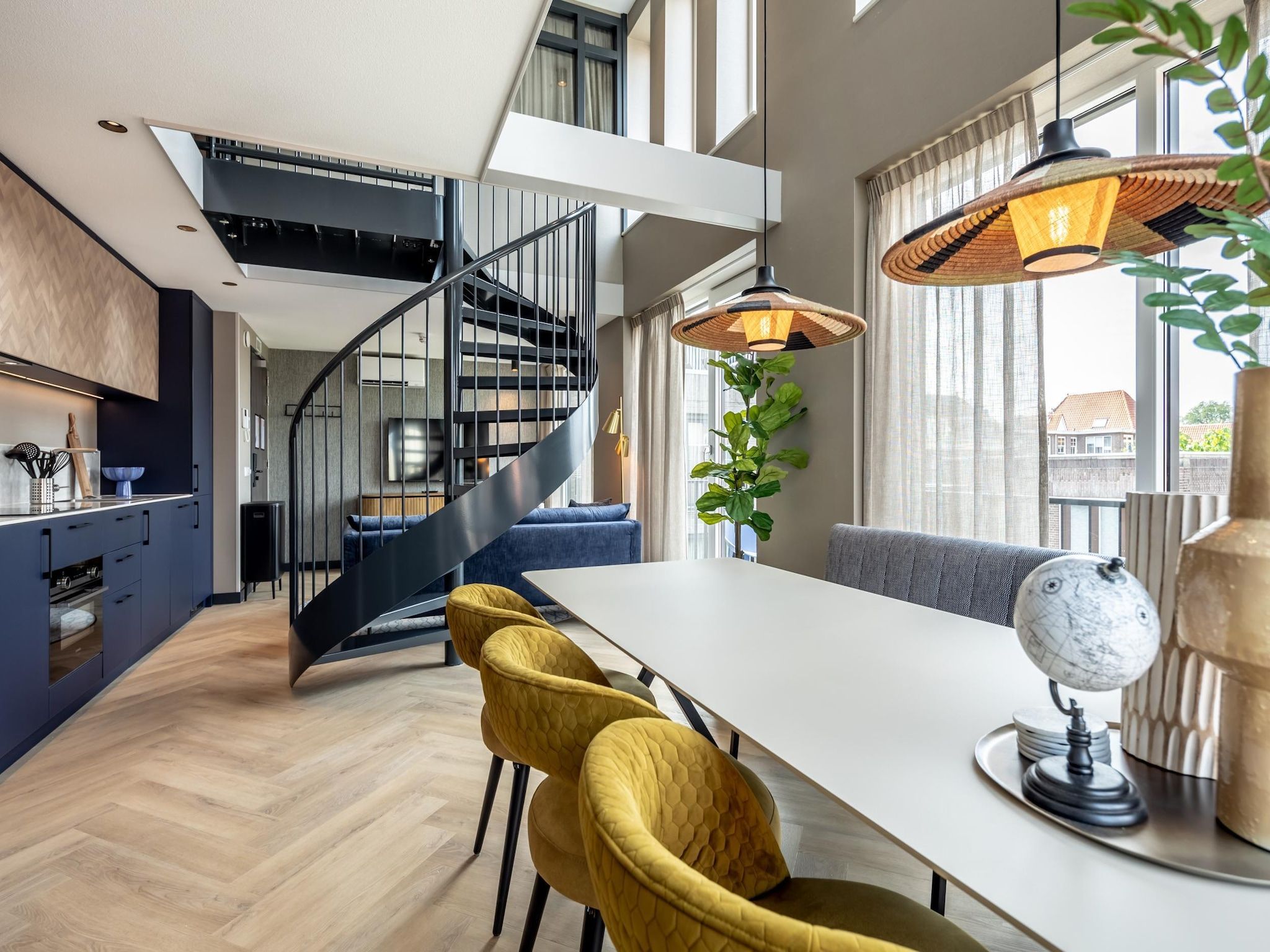 De eetkamer van Delft 5A in Delft