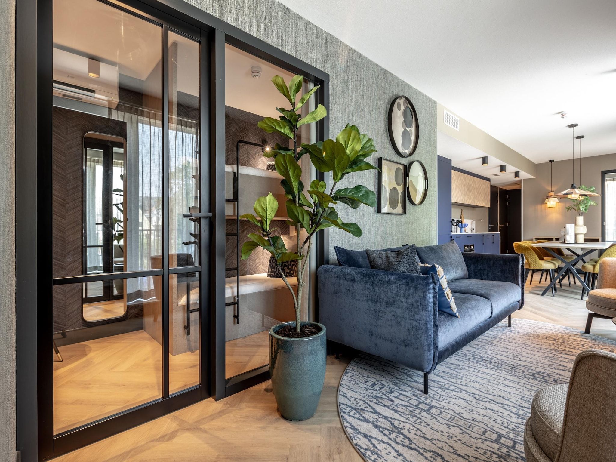 De woonkamer van Delft 5A in Delft