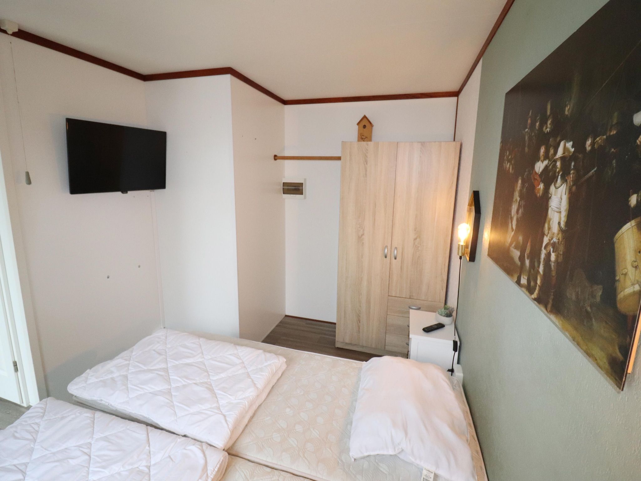 Een slaapkamer van VT 103 in Tzummarum