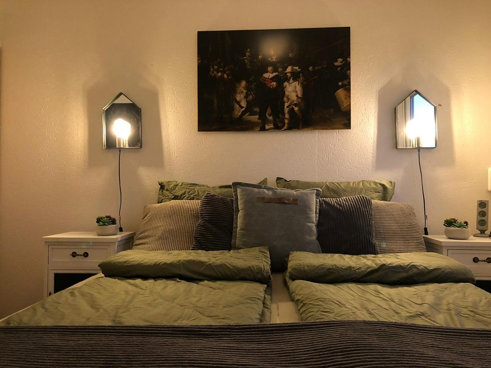 Een slaapkamer van VT 103 in Tzummarum