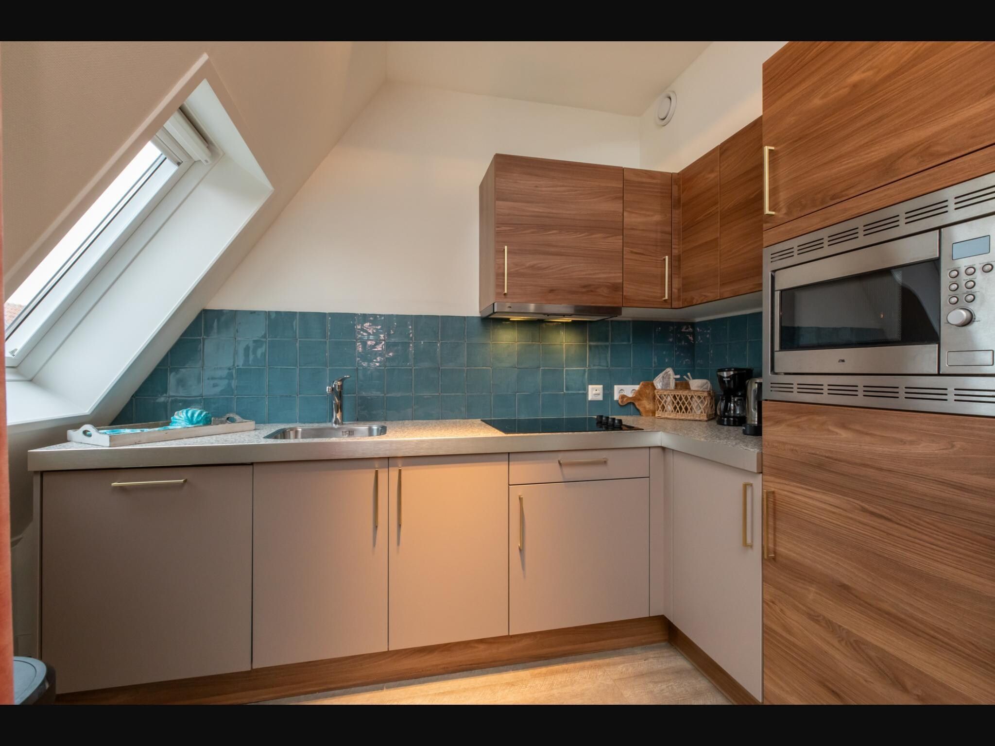 De keuken van Vakantiehuisje Langstraat 29A Zoutelande 4 Personen  Comfortabel Verblijf in Zoutelande