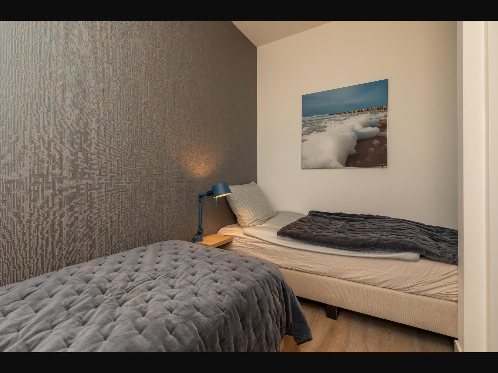 Een slaapkamer van Vakantiehuisje Langstraat 29A Zoutelande 4 Personen  Comfortabel Verblijf in Zoutelande