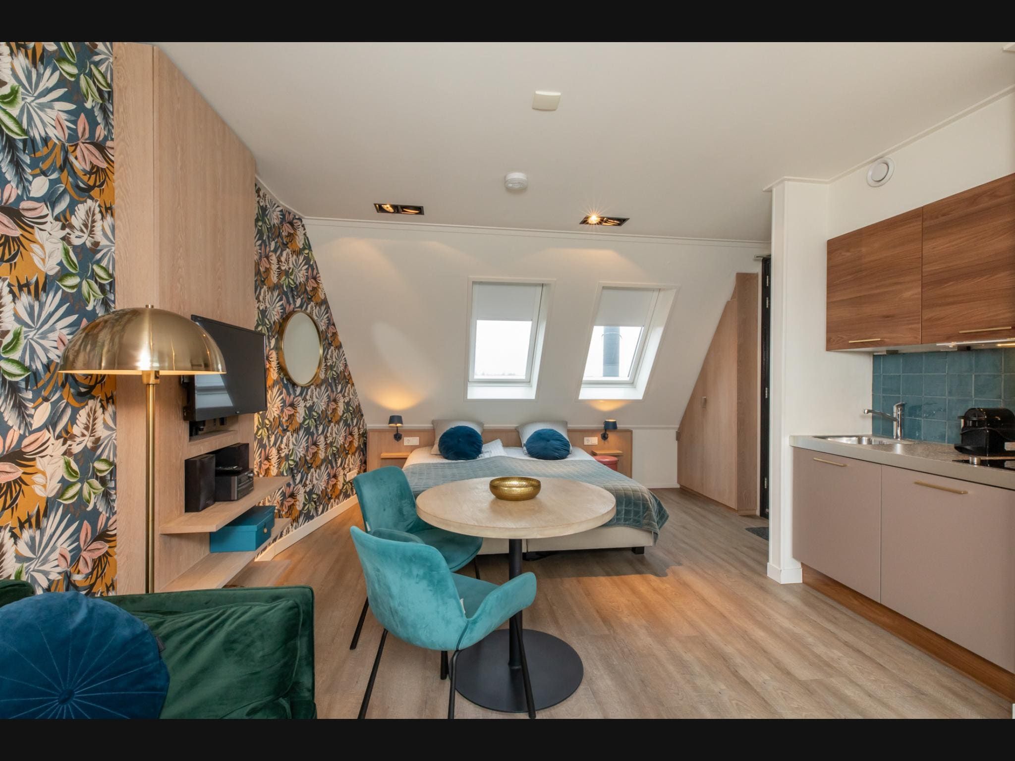 De eetkamer van Studio / Appartement Langstraat 29C Zoutelande 2 Personen  Strandvakantie Zeeland in Zoutelande