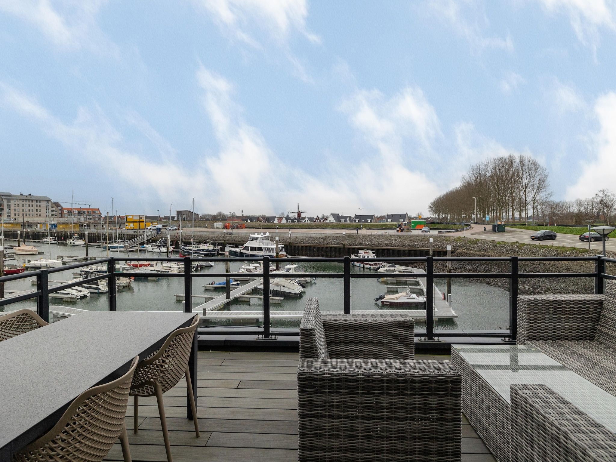 De buitenkant van Appartement Vista Maris - Havenweg 8-28  Sint-Annaland in Sint-Annaland