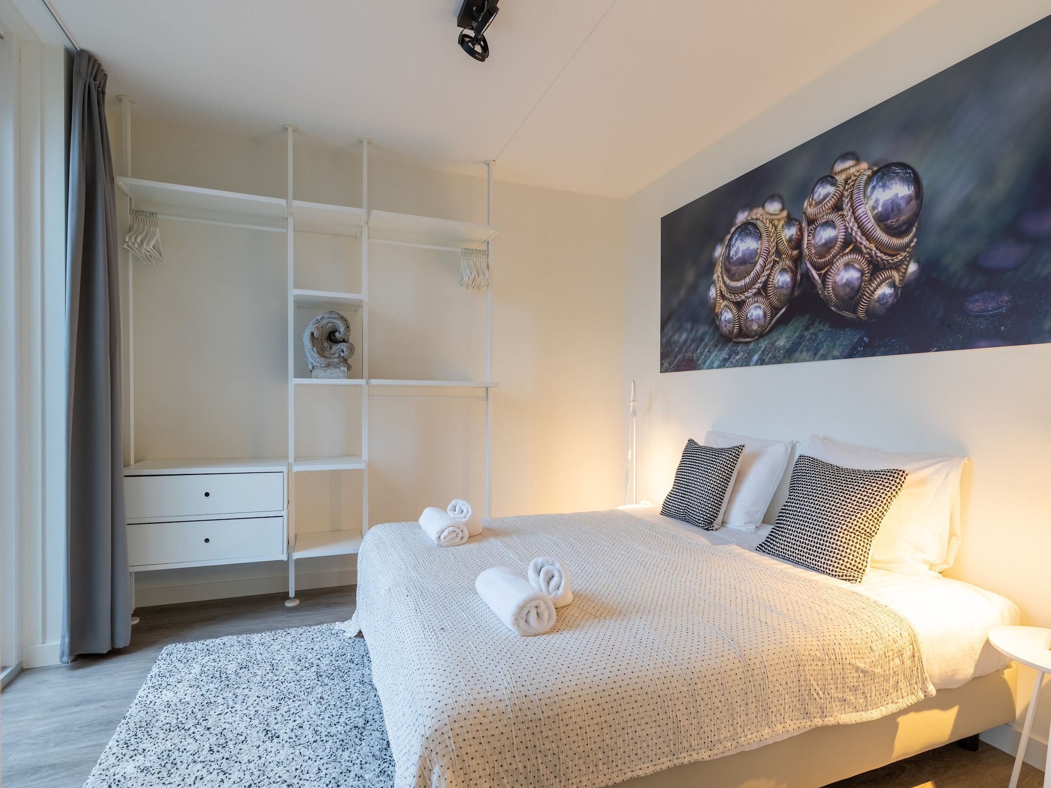 Een slaapkamer van Appartement Vista Maris - Havenweg 8-28  Sint-Annaland in Sint-Annaland