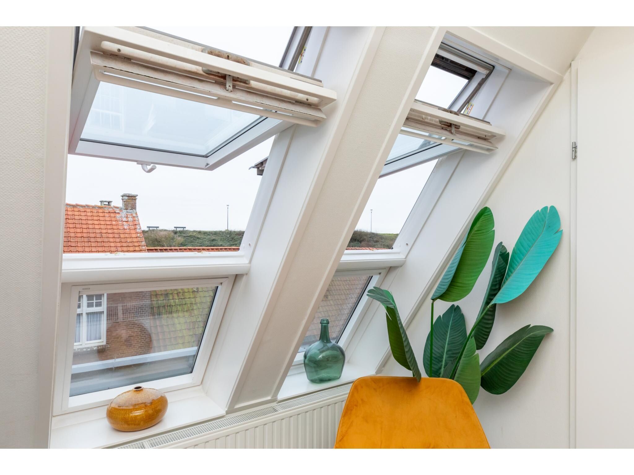 Het uitzicht vanaf Langestraat 29D in Zoutelande