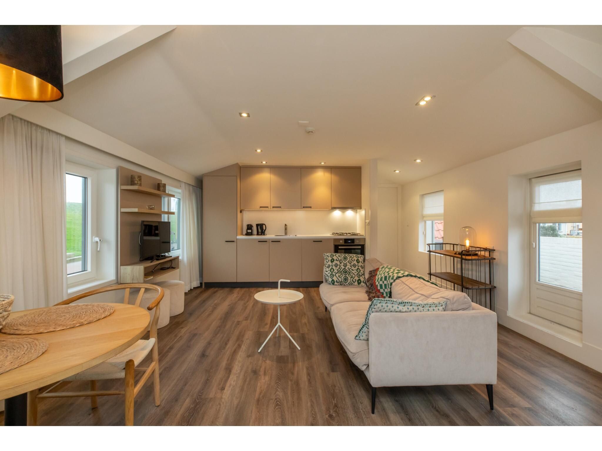 De keuken van Langstraat 5B in Zoutelande