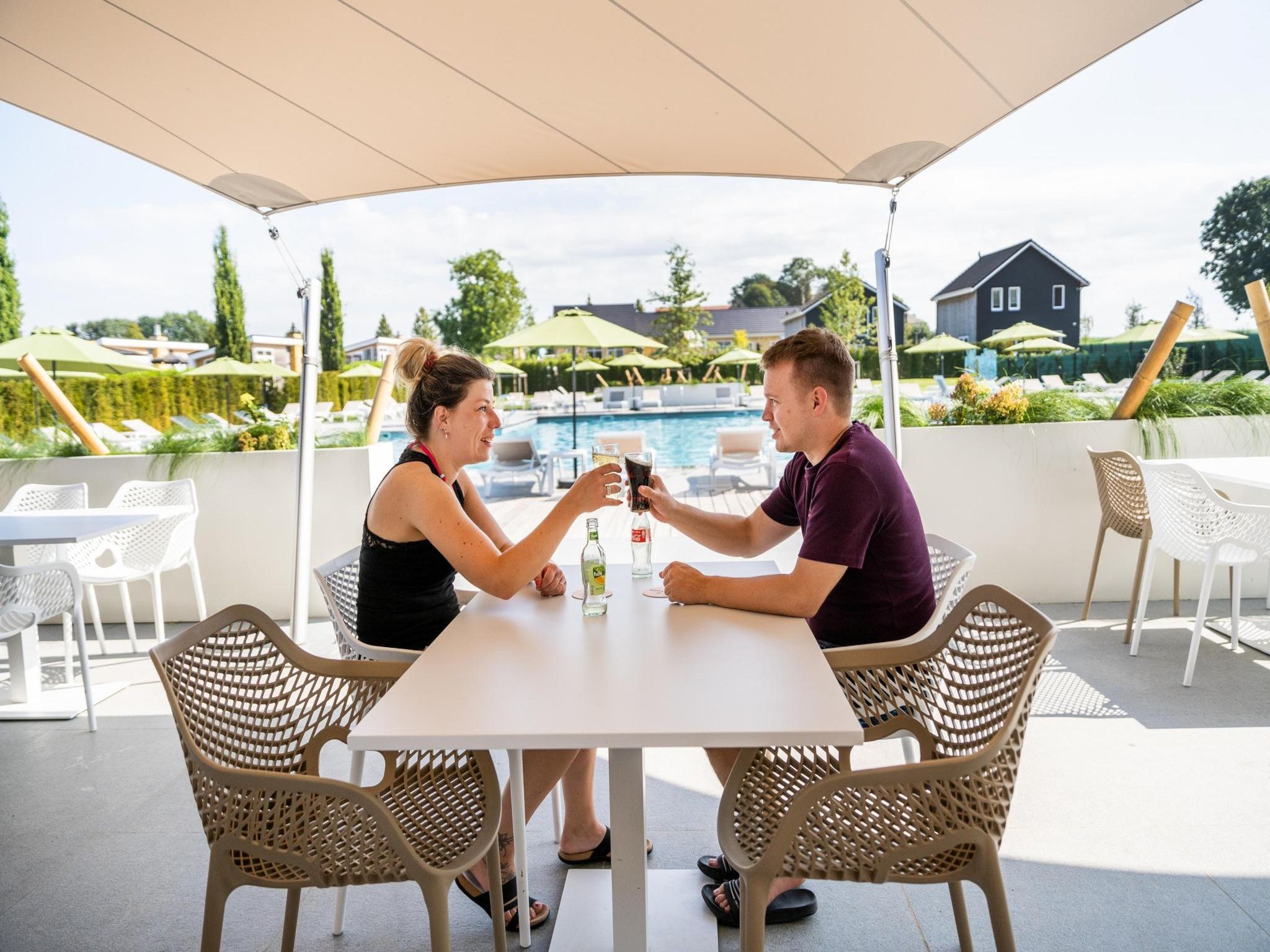 Het terras van Biebosch - Garden house in Bemelen