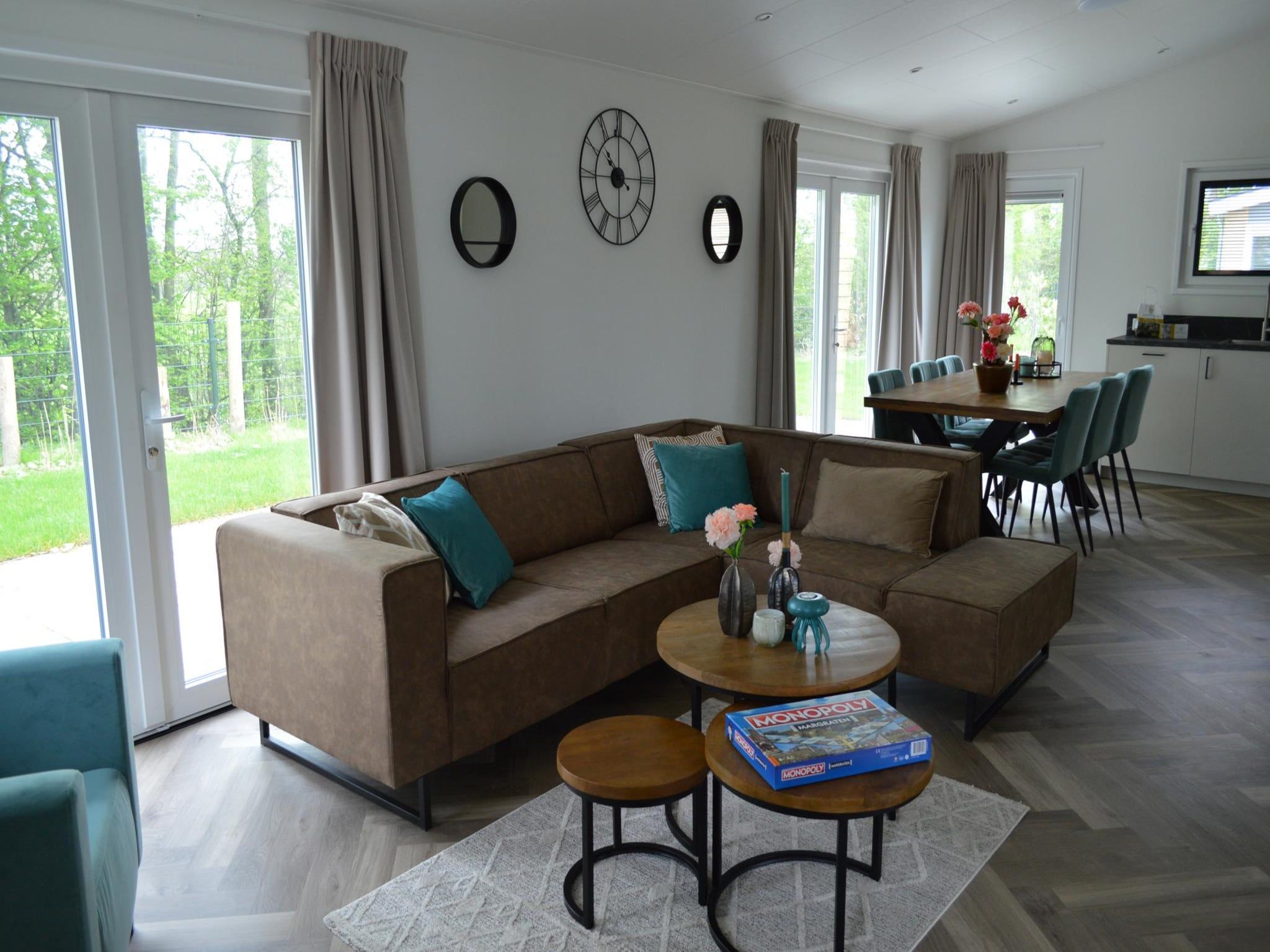 De woonkamer van Schaelsbergerbosch Eco - Garden House & Sauna in Bemelen
