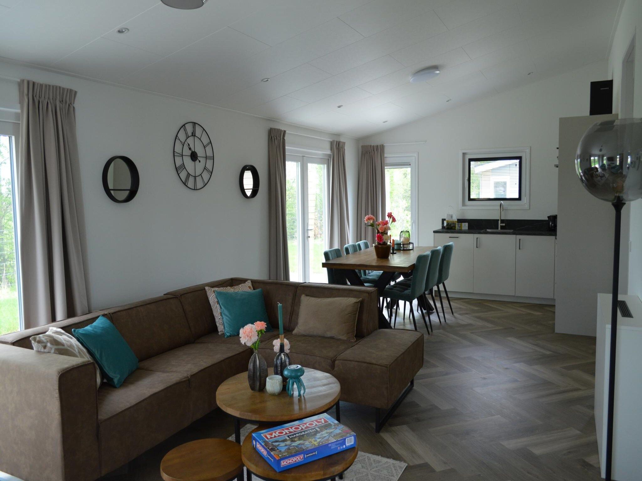 De woonkamer van Schaelsbergerbosch Eco - Garden House & Sauna in Bemelen
