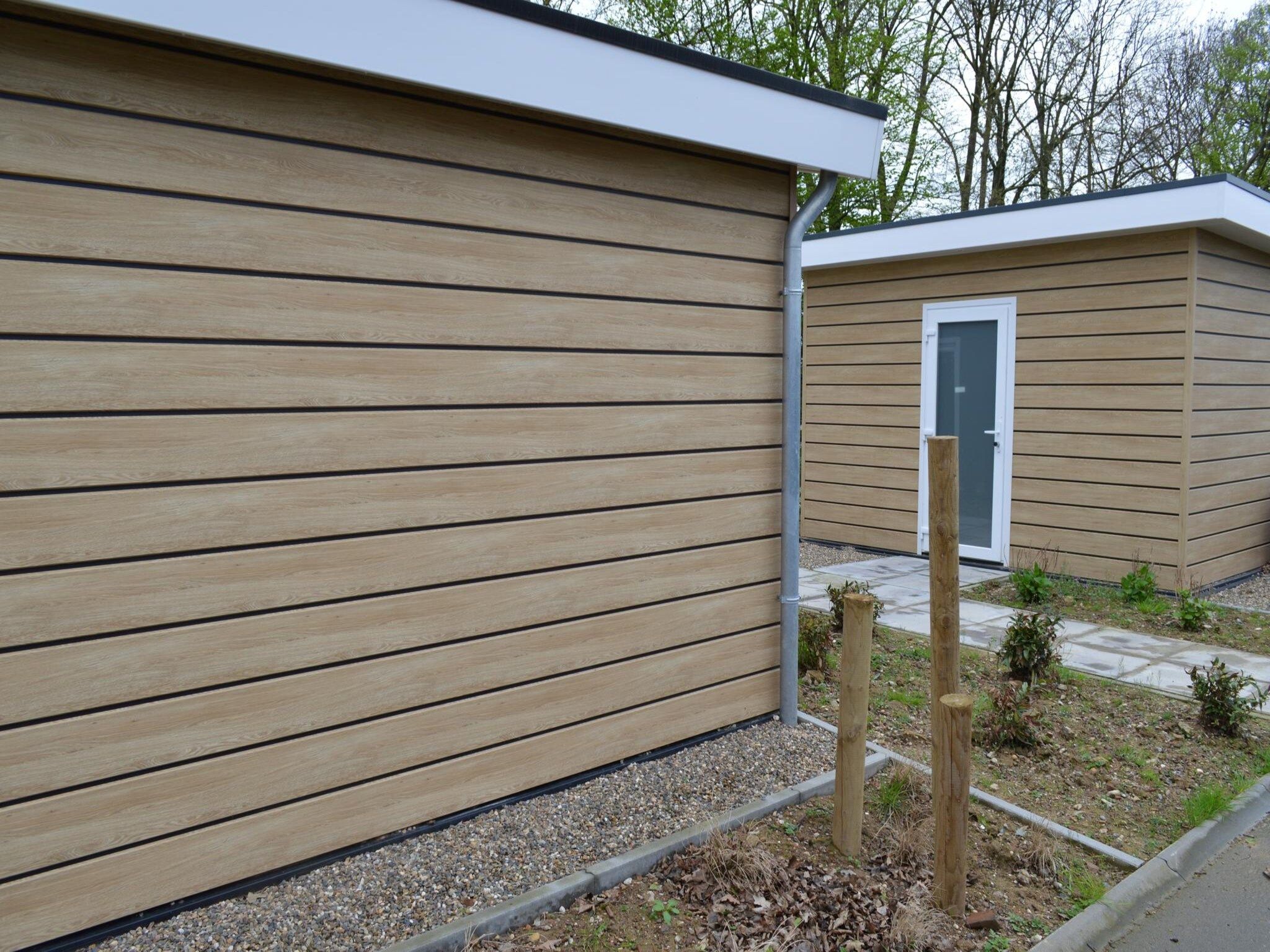 De buitenkant van Schaelsbergerbosch Eco - Garden House & Sauna in Bemelen