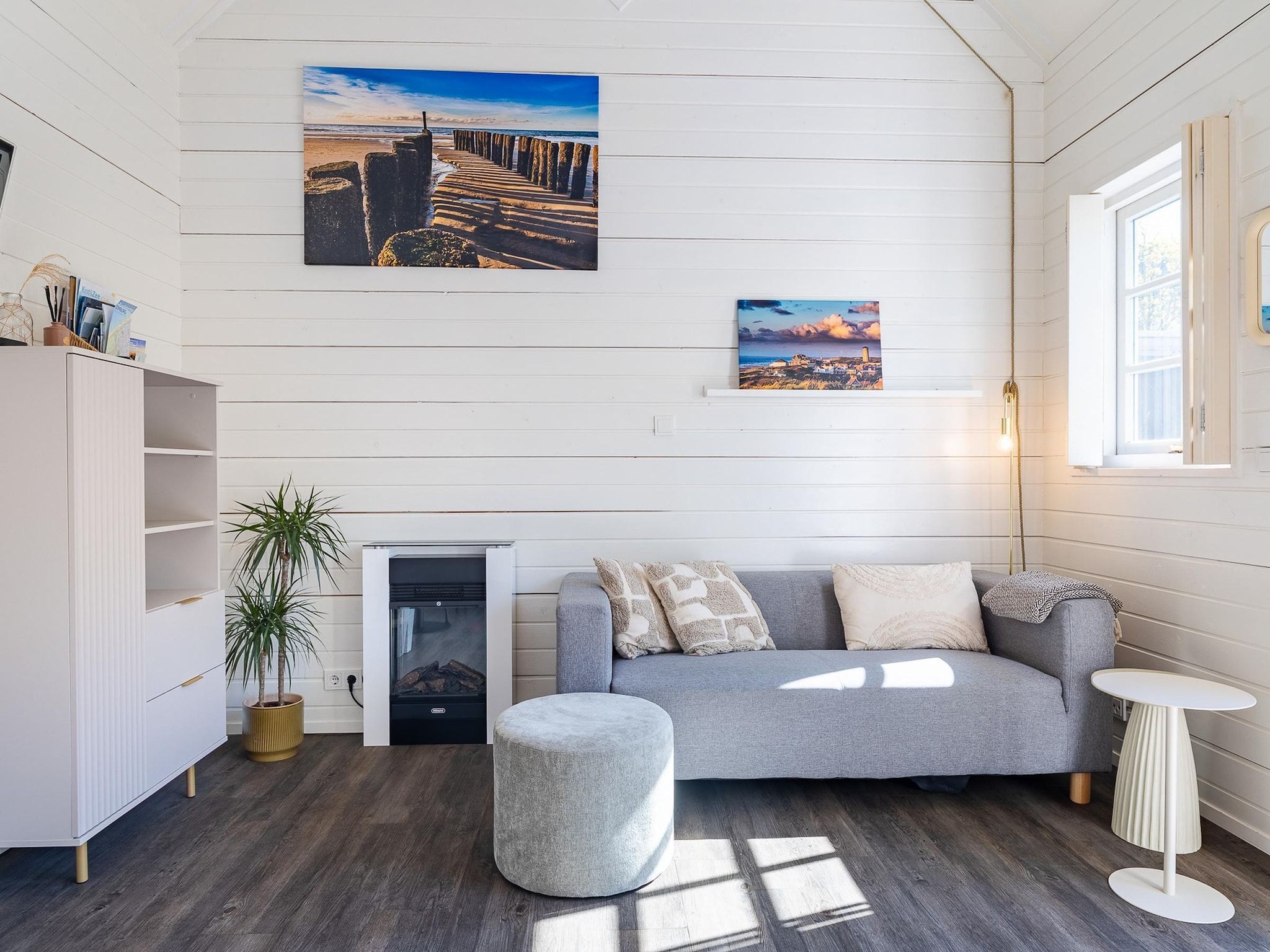 De woonkamer van Lijsterhofstraat 13 - Knusse vakantiewoning nabij strand en centrum in Domburg