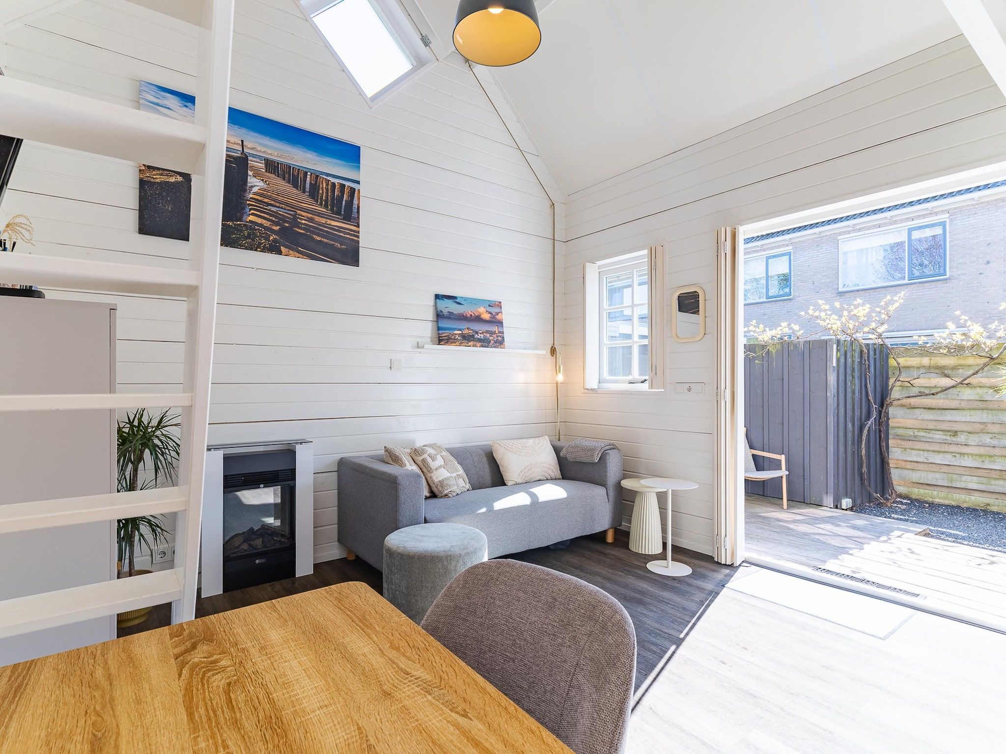 De woonkamer van Lijsterhofstraat 13 - Knusse vakantiewoning nabij strand en centrum in Domburg