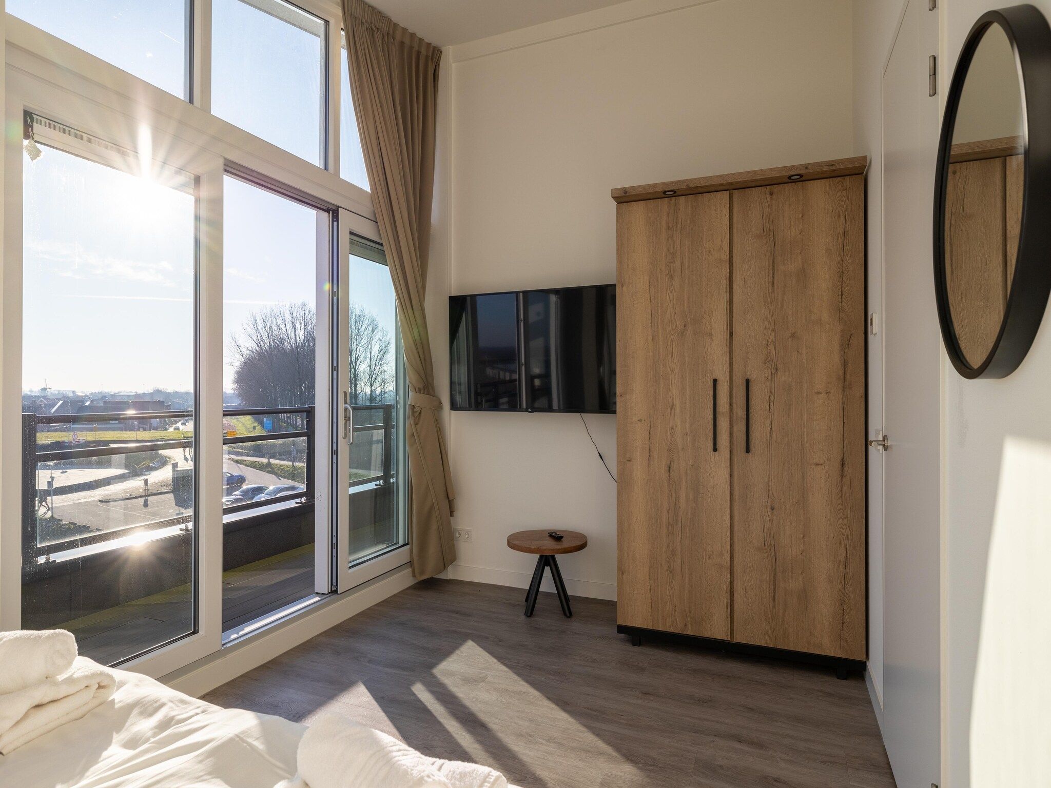 Een slaapkamer van Appartement Vista Maris - Havenweg 8-48  Sint-Annaland in Sint-Annaland