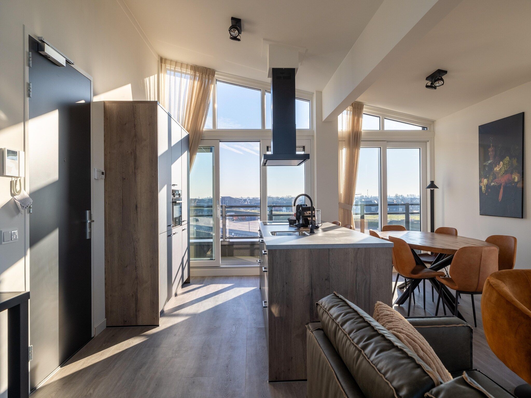 De keuken van Appartement Vista Maris - Havenweg 8-48  Sint-Annaland in Sint-Annaland