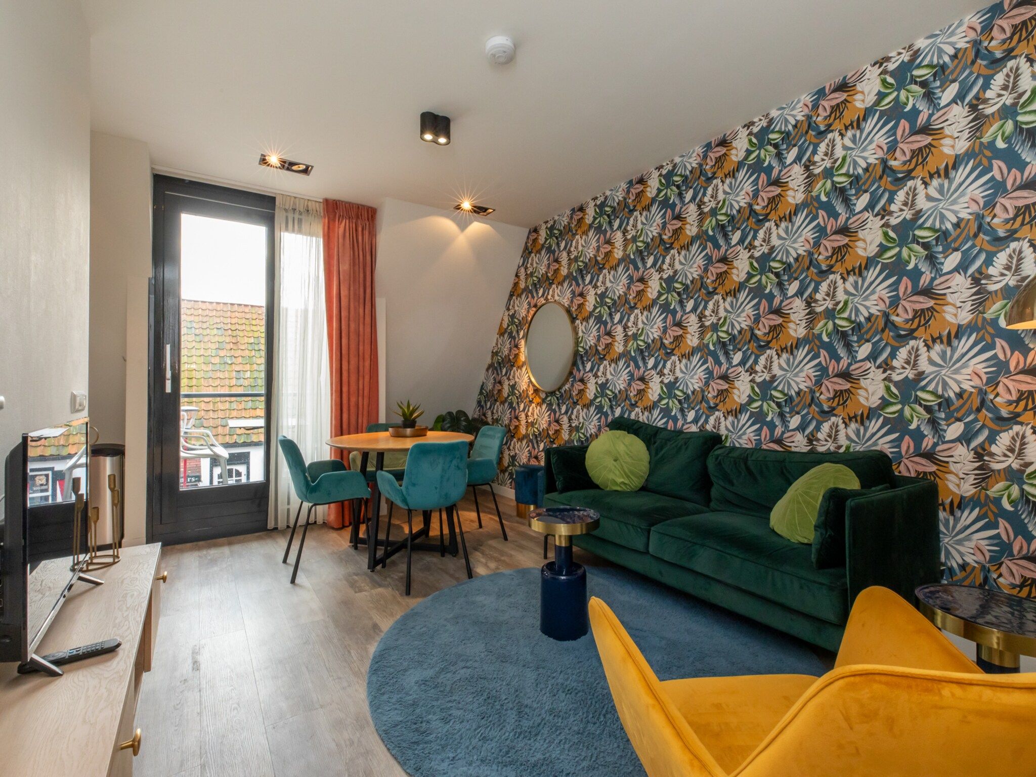 De woonkamer van Vakantiehuisje Langstraat 29B Zoutelande 4 Personen  Comfortabel Verblijf in Zoutelande