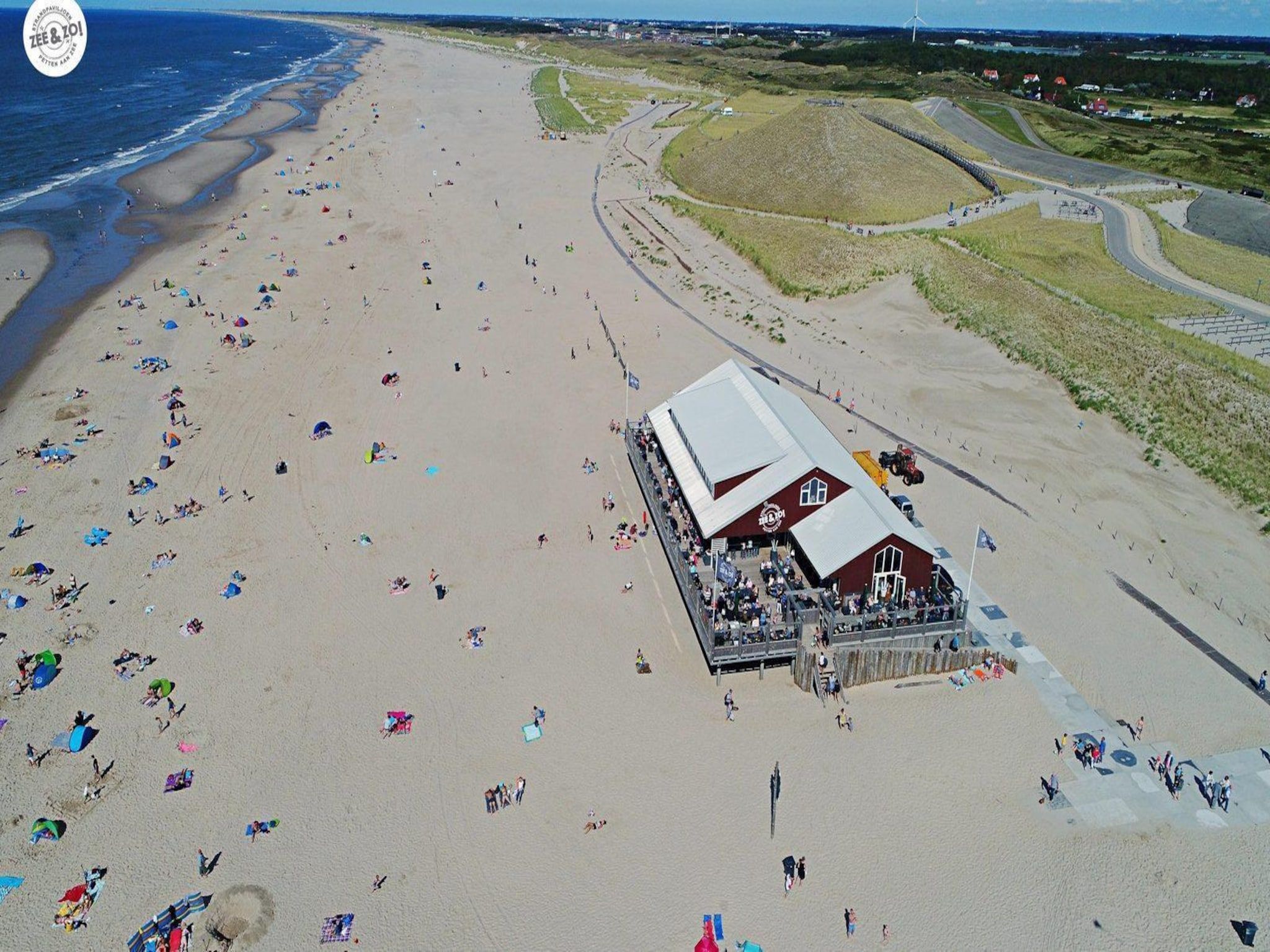 De omgeving van Watersnip 57 "Huis Skuumkoppe" in Petten