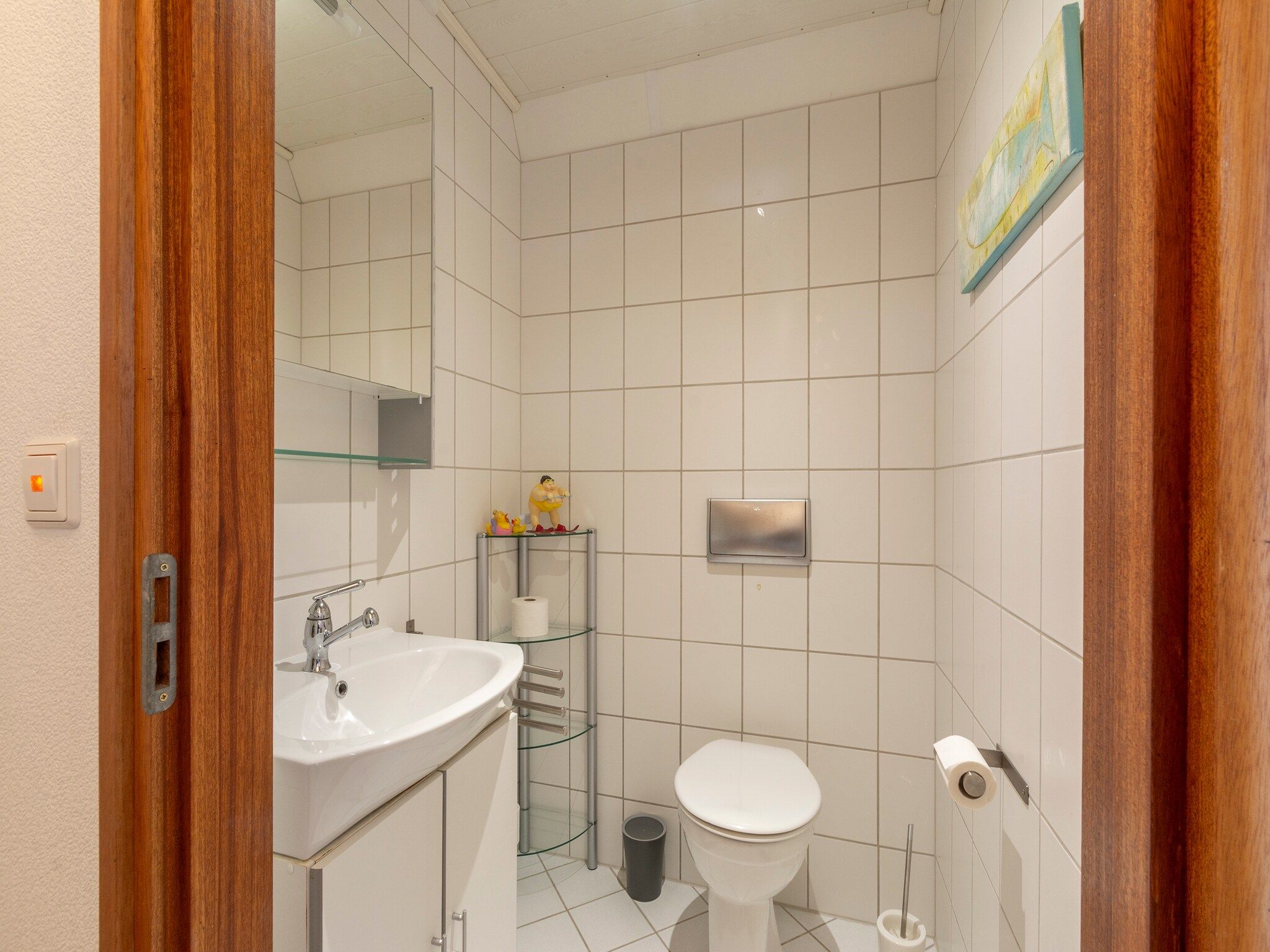 De badkamer van Garnekuul 15 in Callantsoog