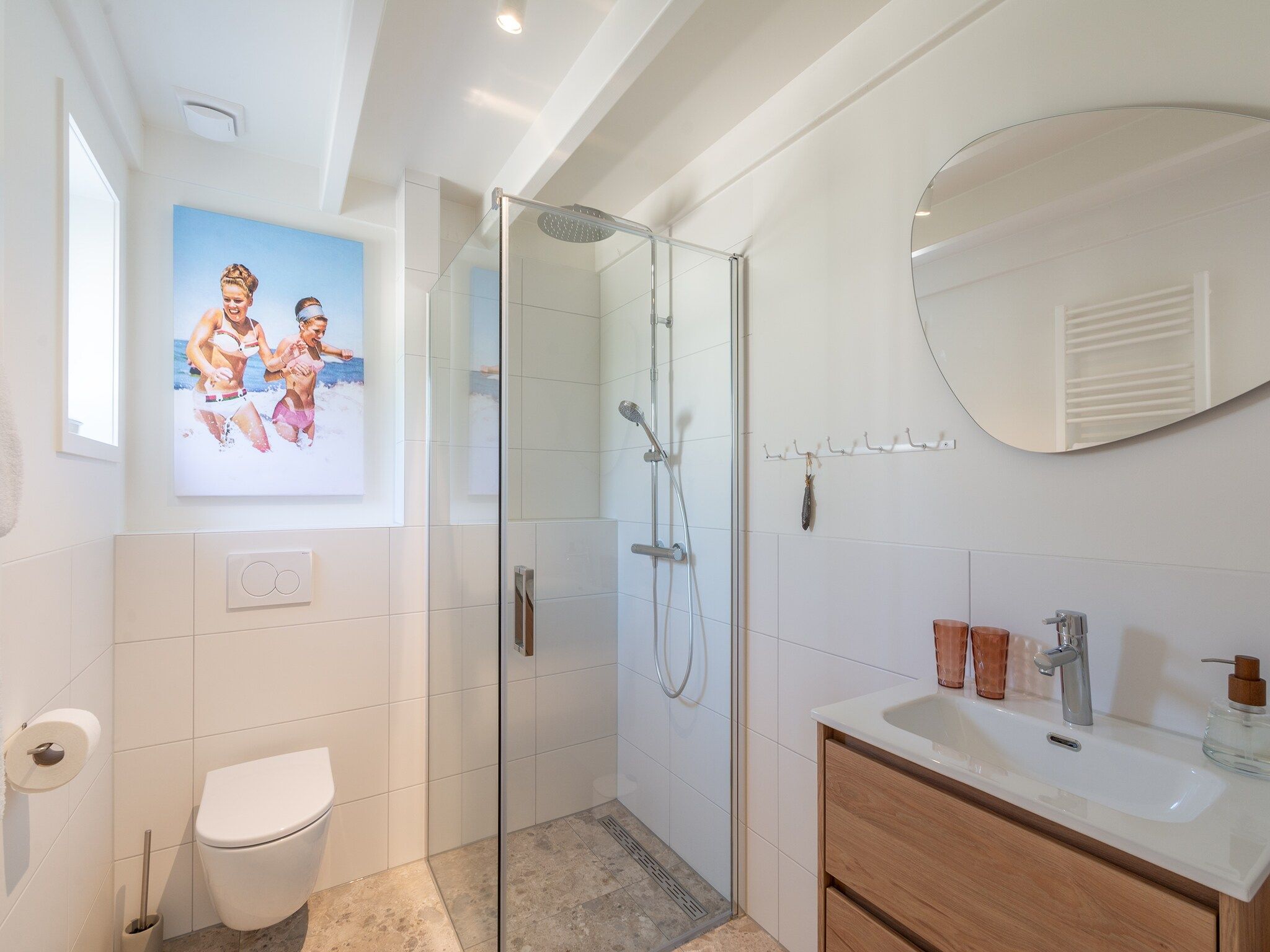 De badkamer van Beach Bungalow Sint aan Zee in Sint Maartenszee