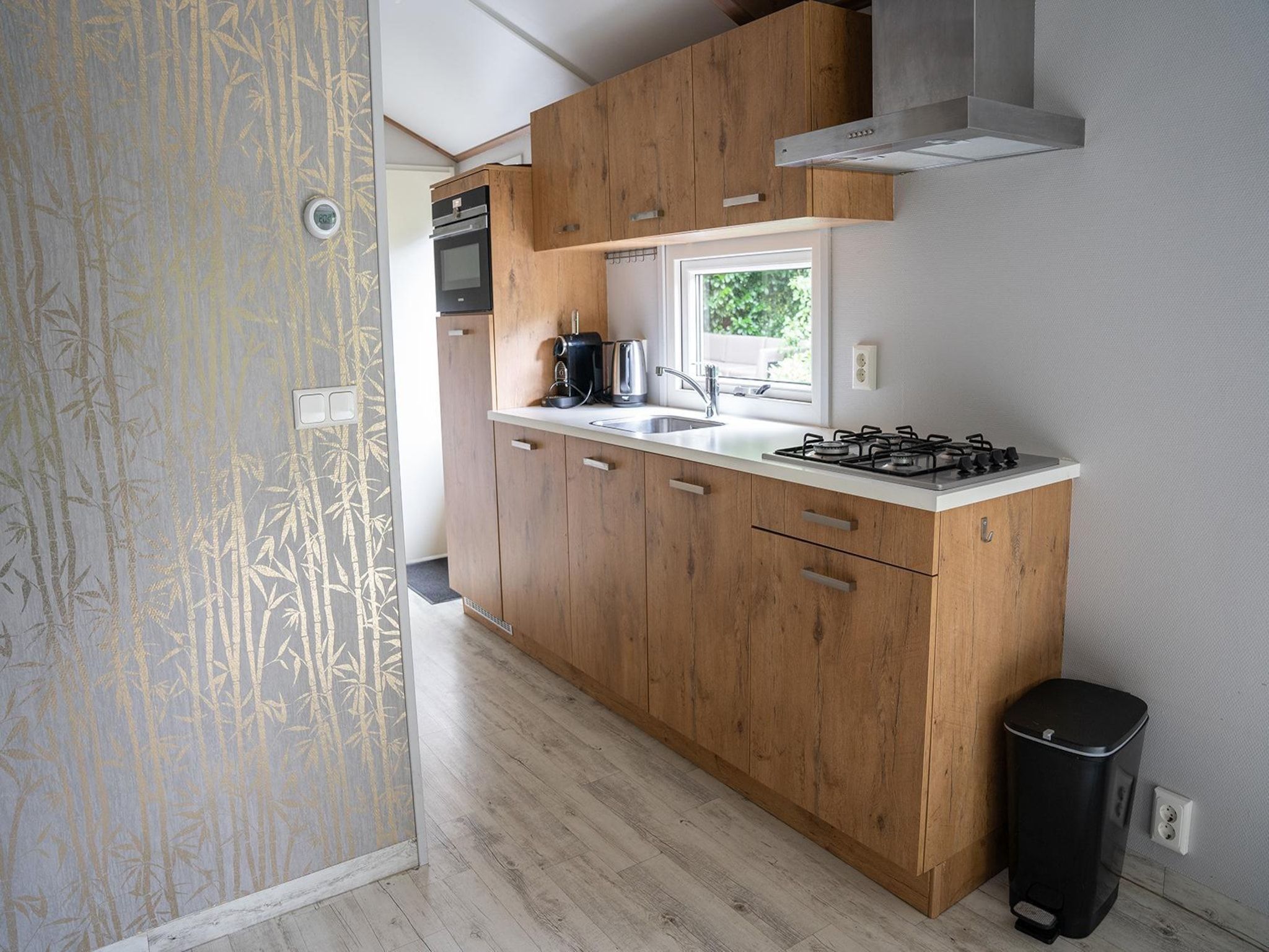De keuken van Heivlinder Comfort 4p in Ermelo
