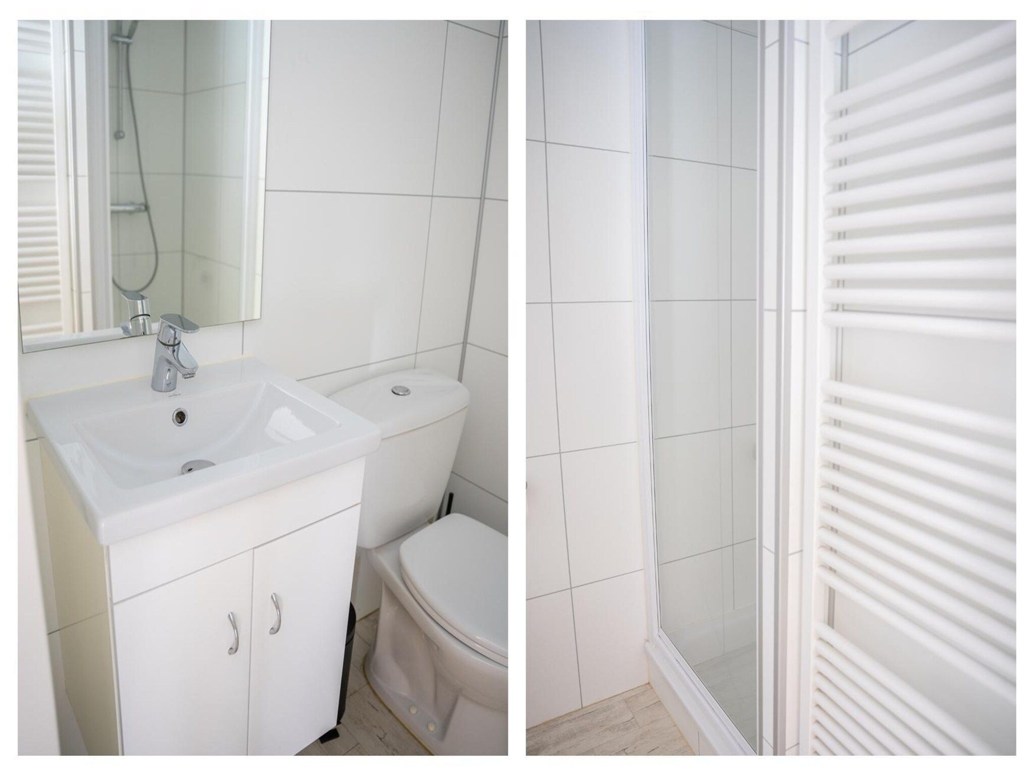 De badkamer van Heivlinder Comfort 4+2p in Ermelo