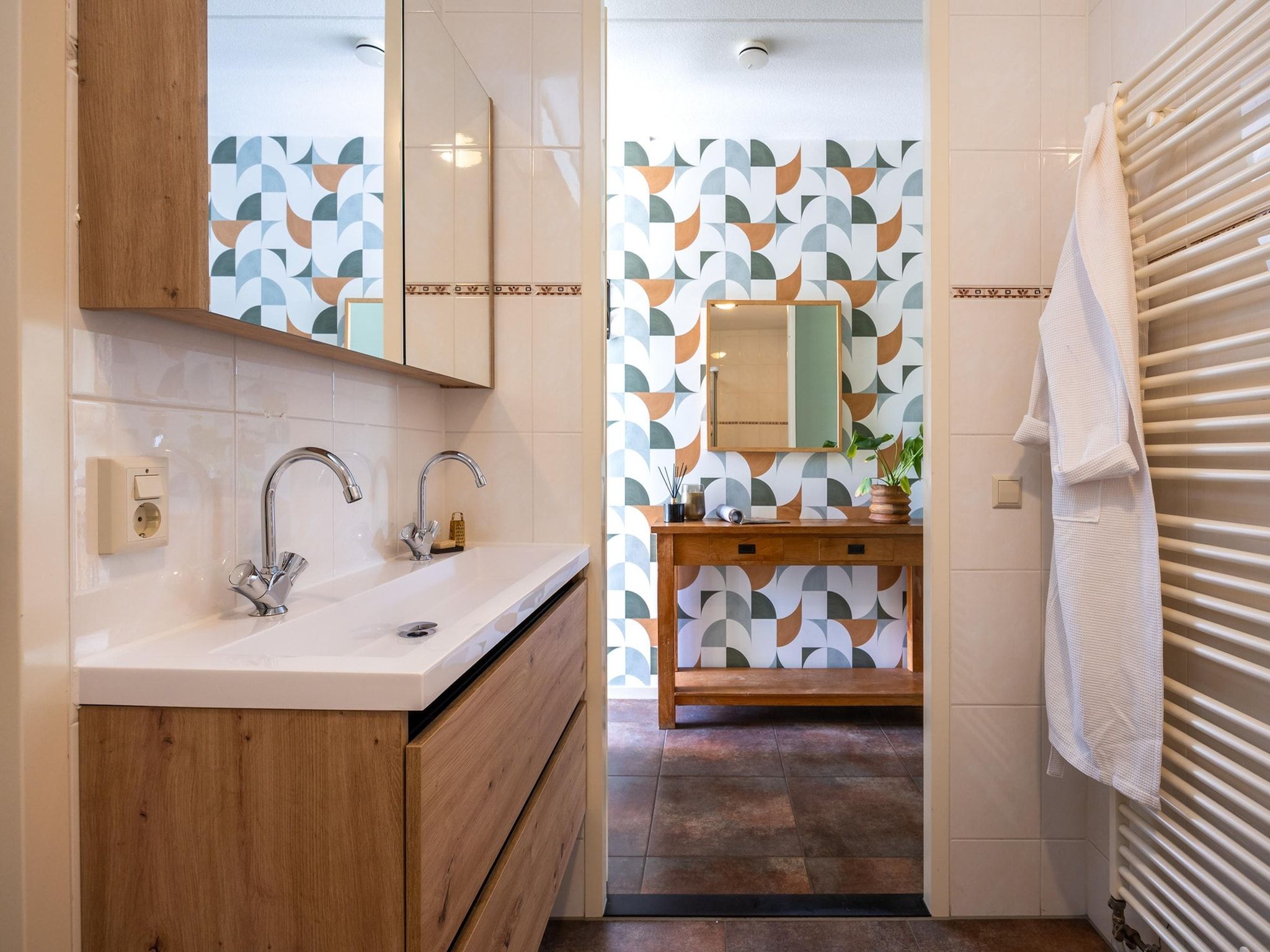 De badkamer van Andijk 15 in Andijk