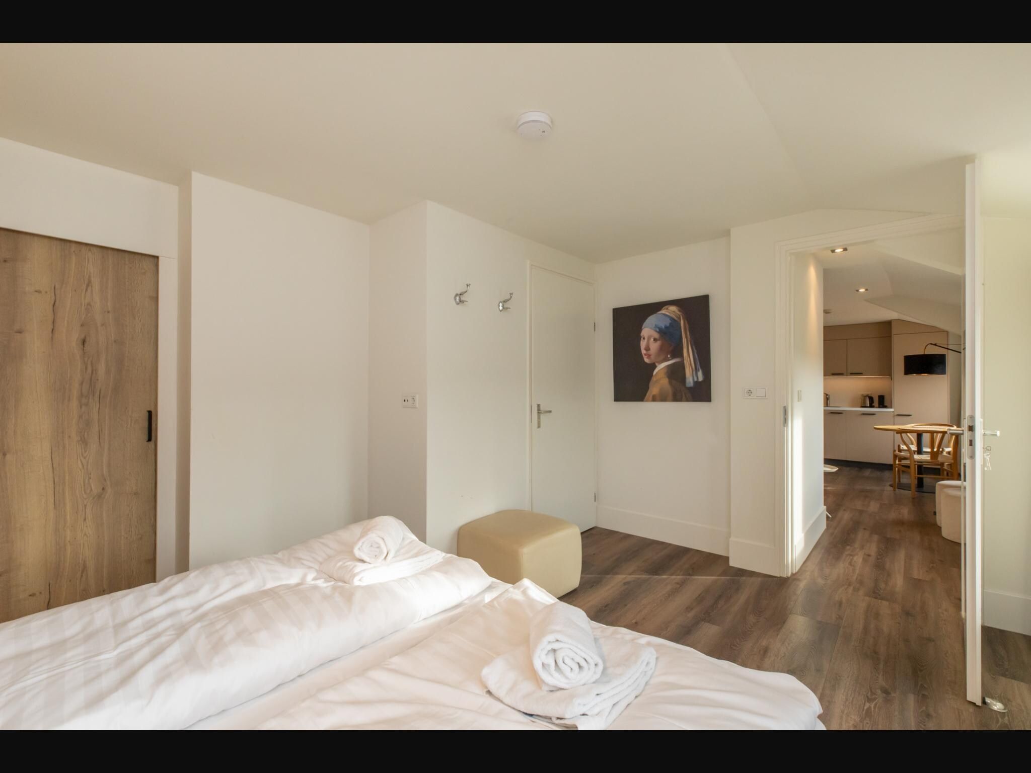 Een slaapkamer van Overnachten in Zoutelande  Comfortabel Appartement Langstraat 5A in Zoutelande