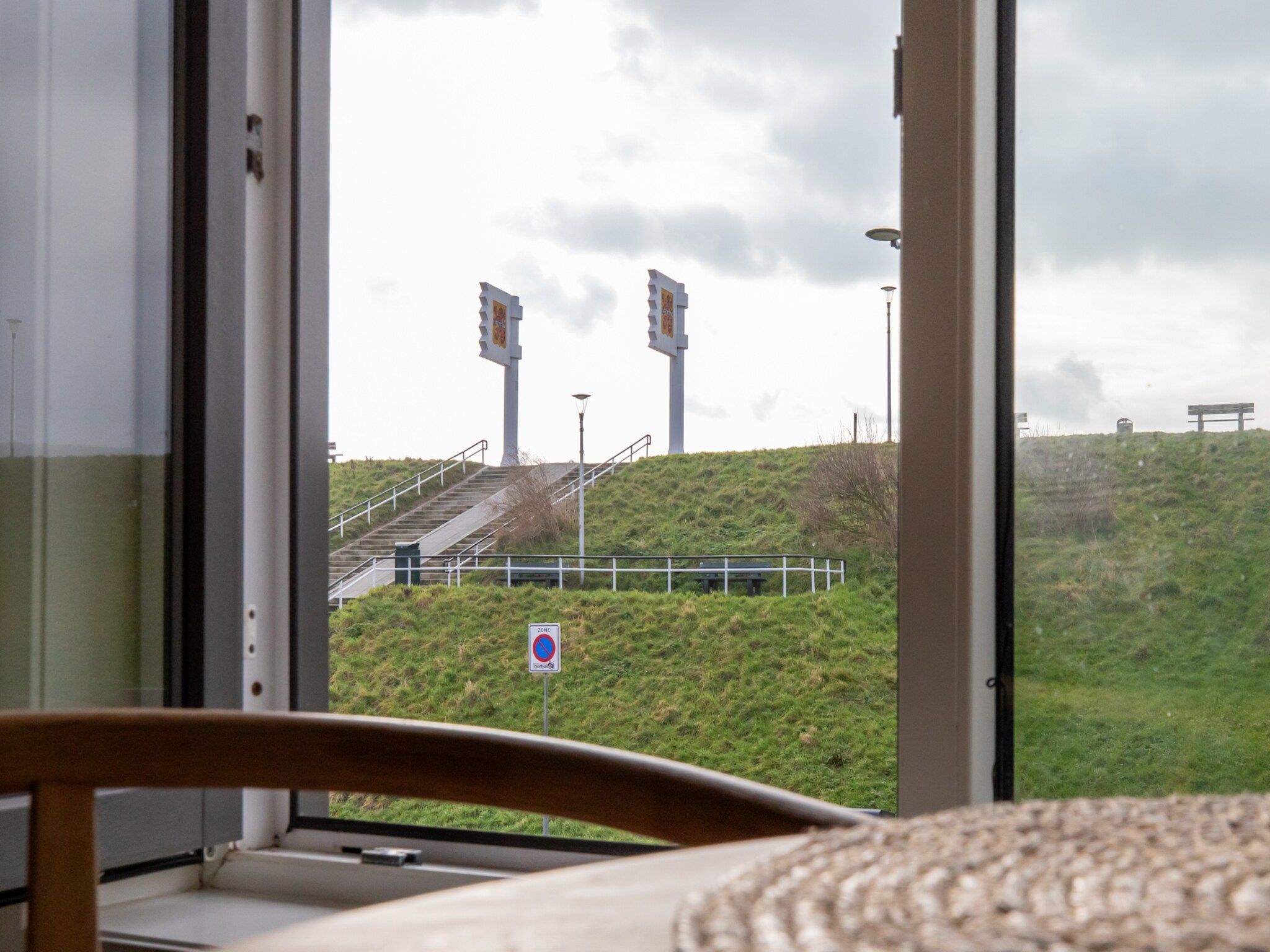 Het uitzicht vanaf Overnachten in Zoutelande  Comfortabel Appartement Langstraat 5A in Zoutelande