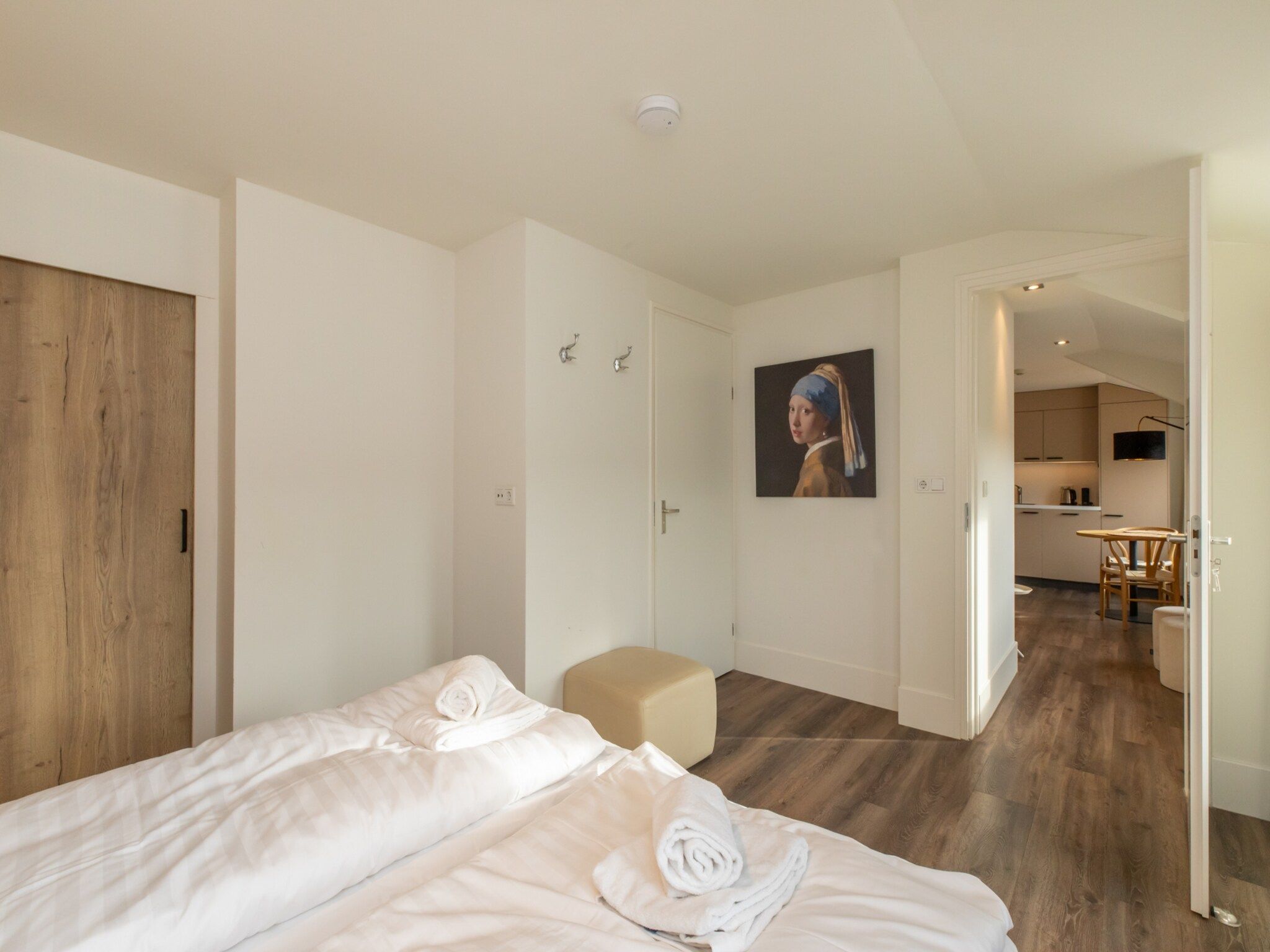 Een slaapkamer van Overnachten in Zoutelande  Comfortabel Appartement Langstraat 5A in Zoutelande