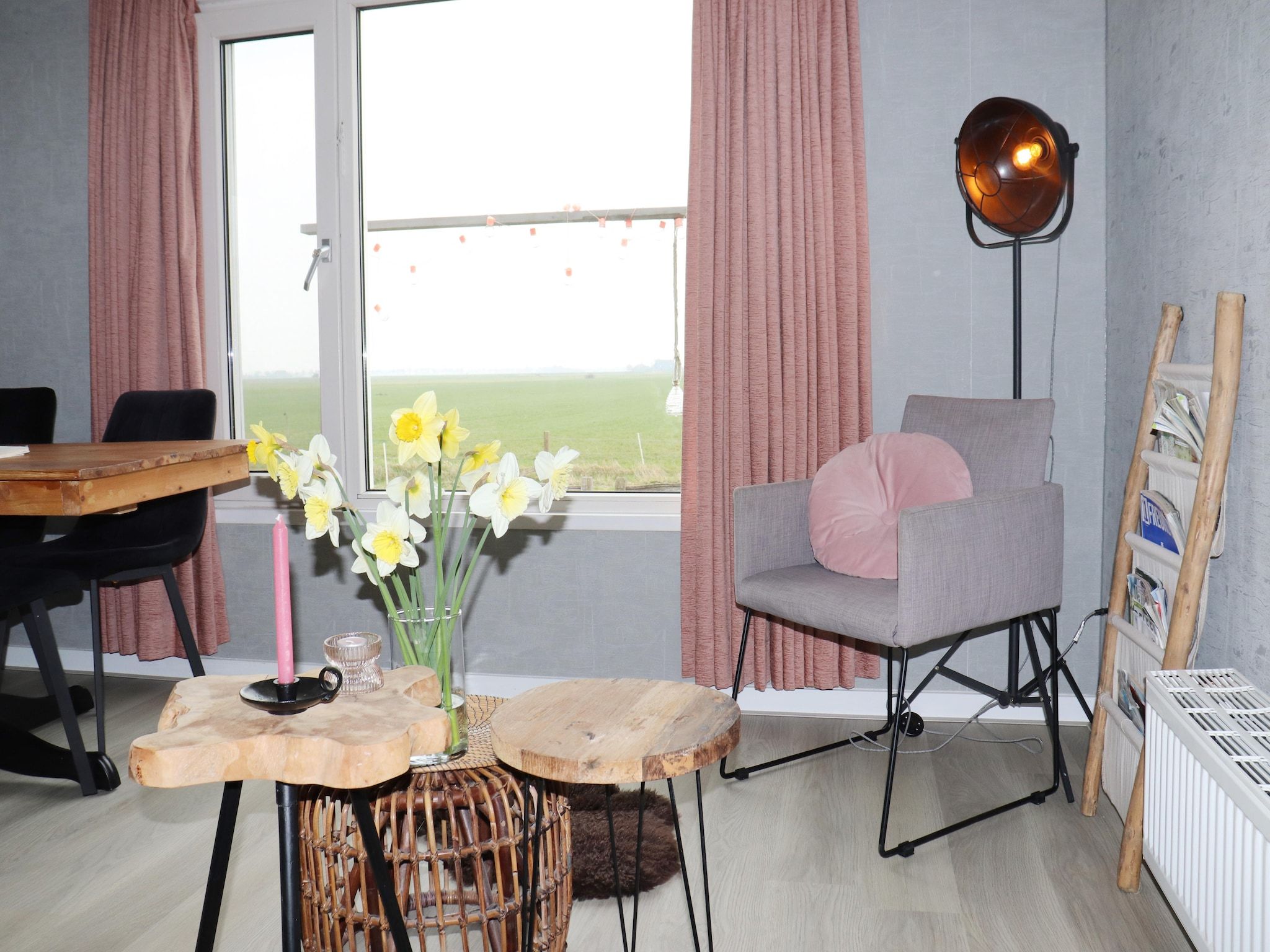 De woonkamer van Tureluur in Tjerkgaast