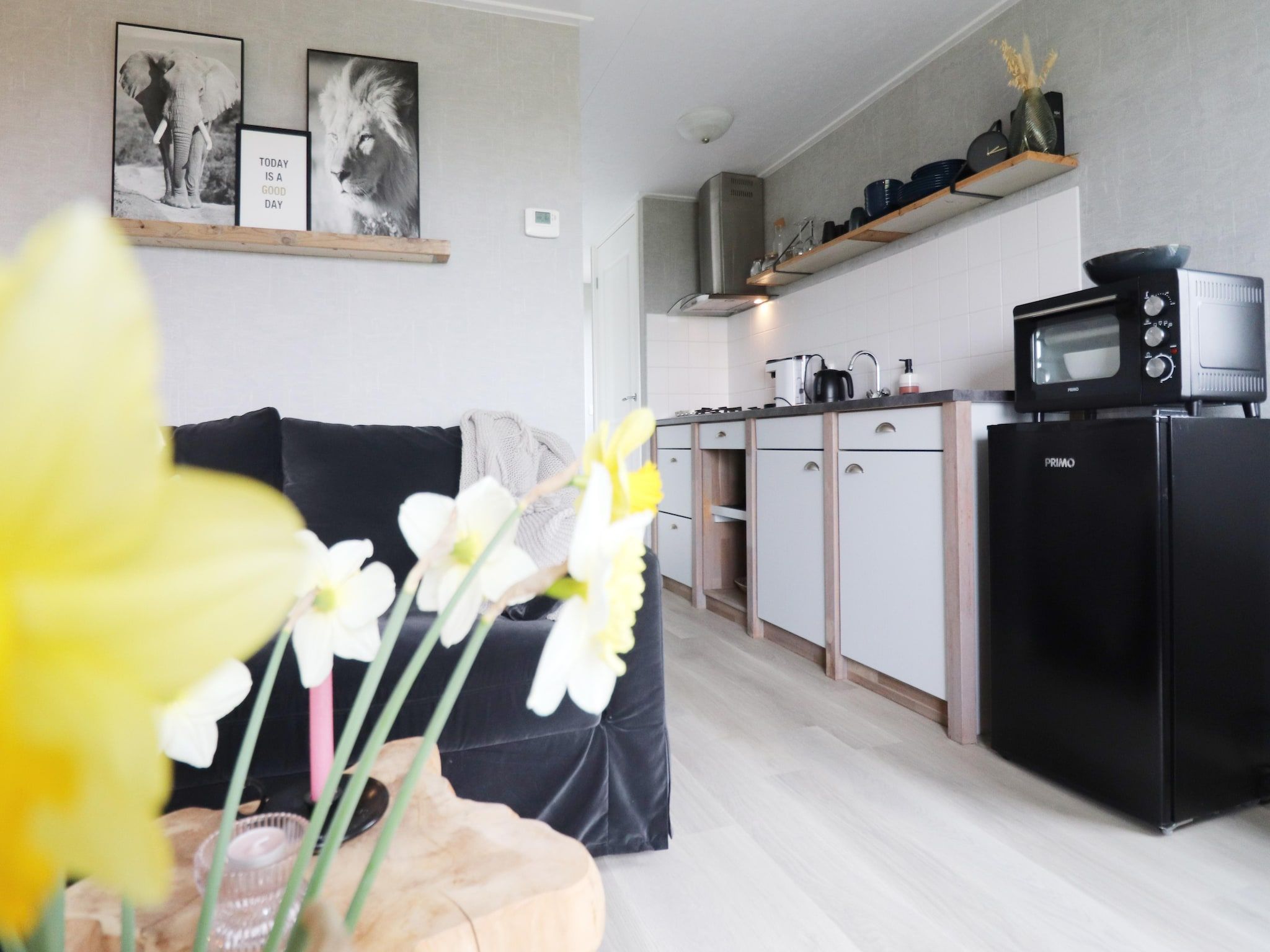 De woonkamer van Tureluur in Tjerkgaast