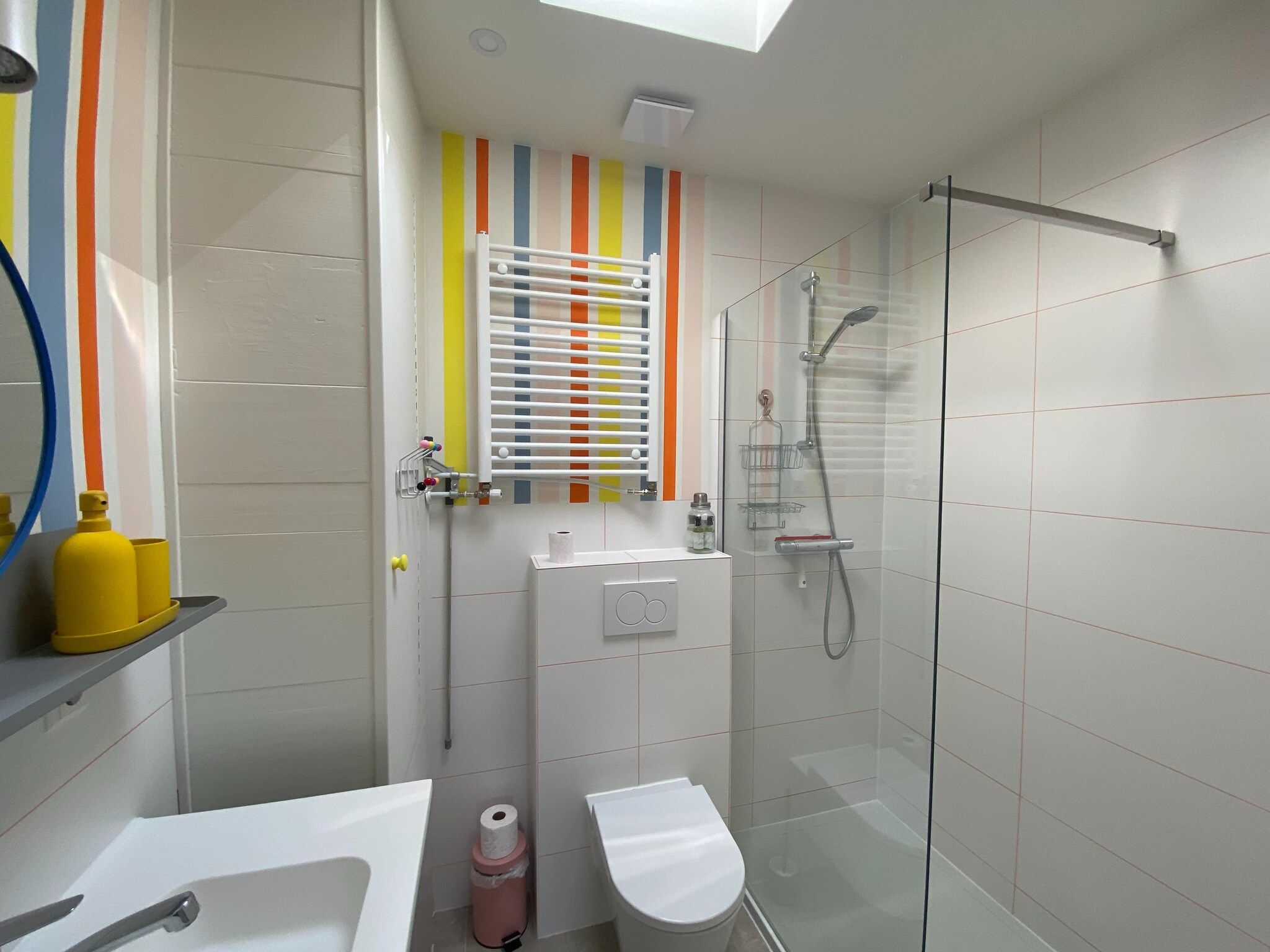De badkamer van Nana's in Noordwijkerhout
