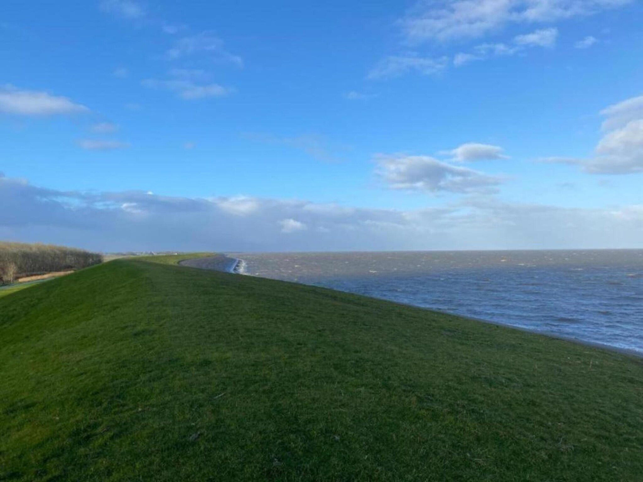 De omgeving van Docklodge 42 in Delfstrahuizen