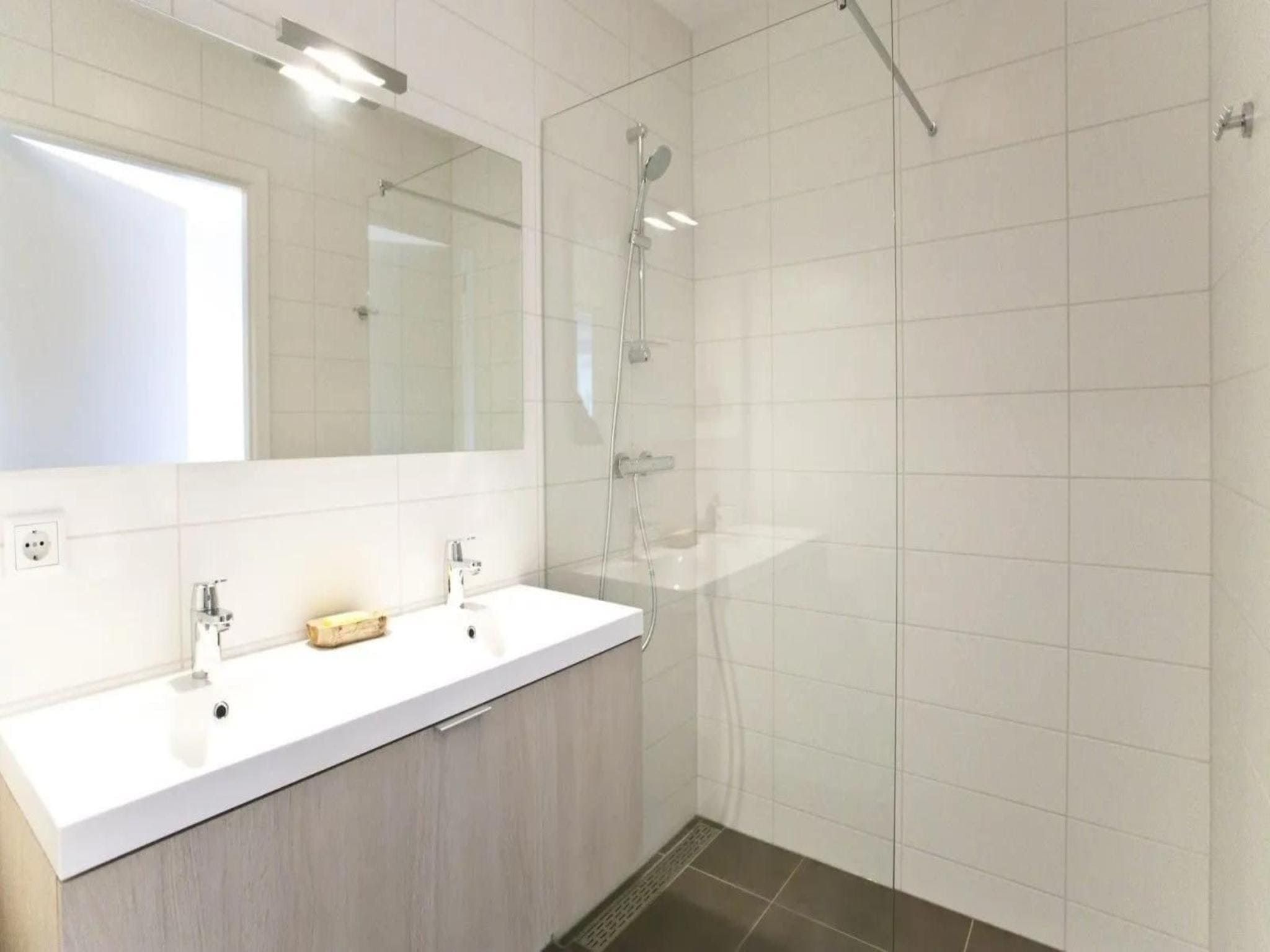 De badkamer van Group accommodation 20 in Otterlo