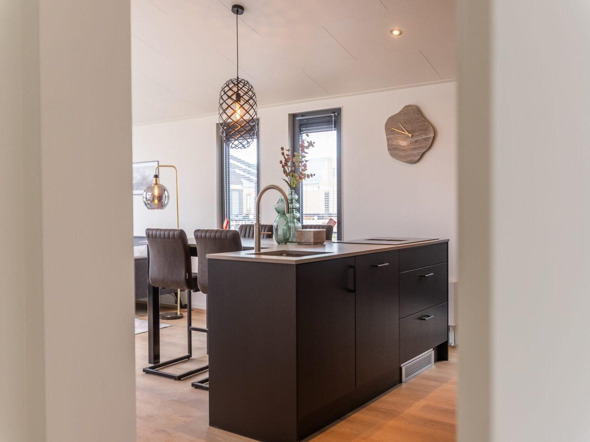 De keuken van Cube Split Culinair Sauna 4 in Enkhuizen