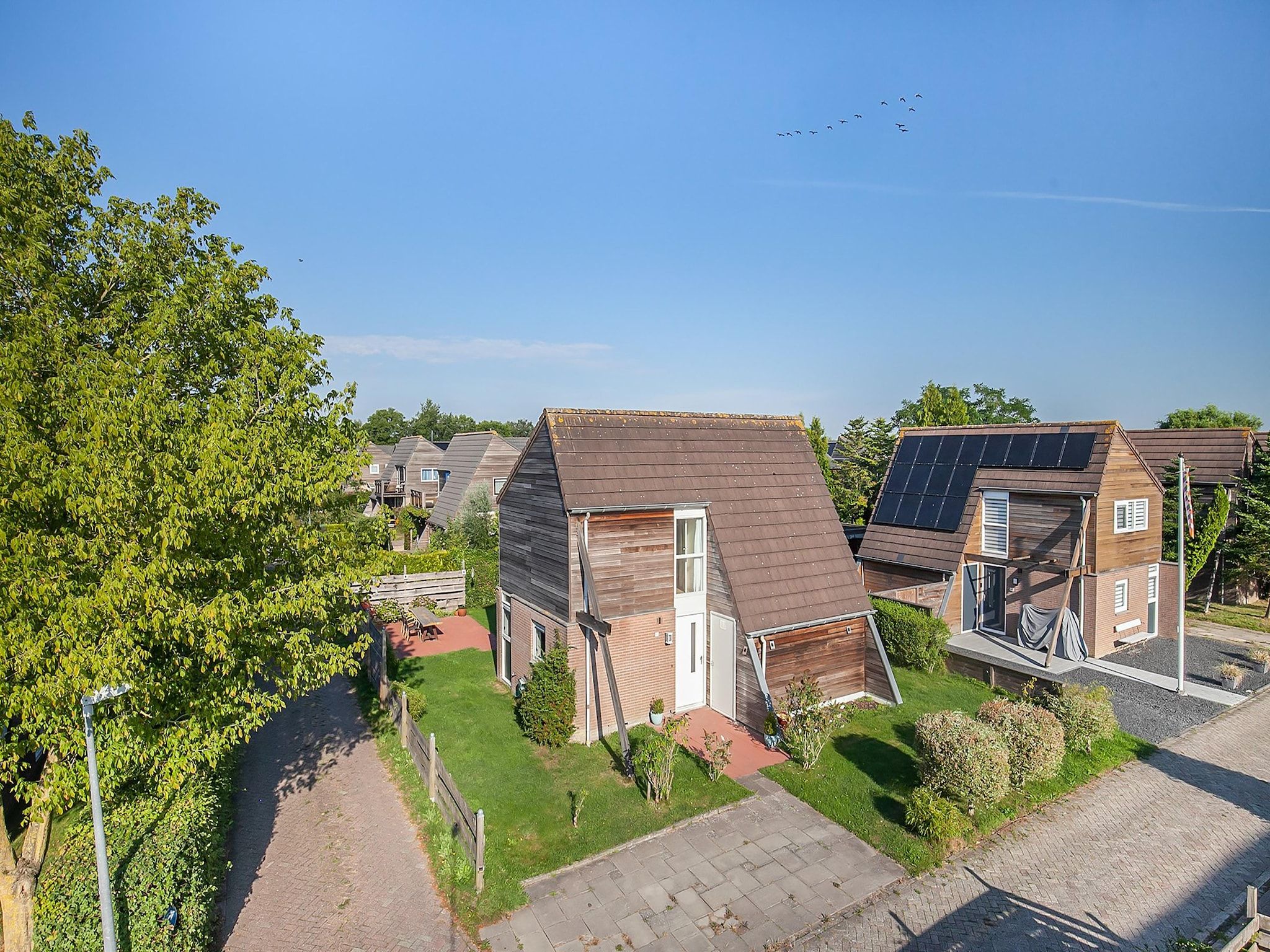 De buitenkant van Yn'e Lijte 109 in Grou