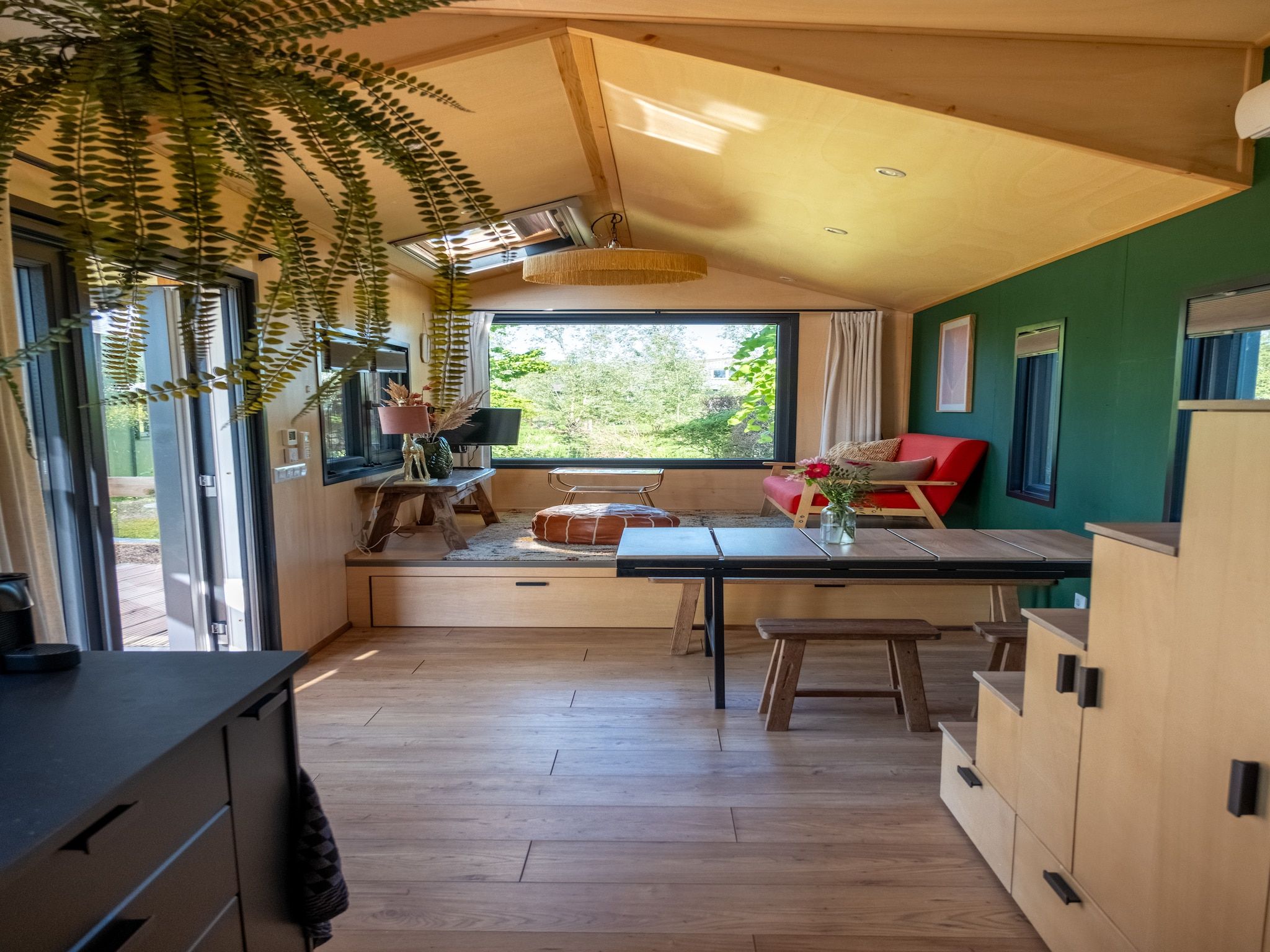De eetkamer van Groepsruimte i.c.m. 4 tiny greenhouses in Scherpenzeel