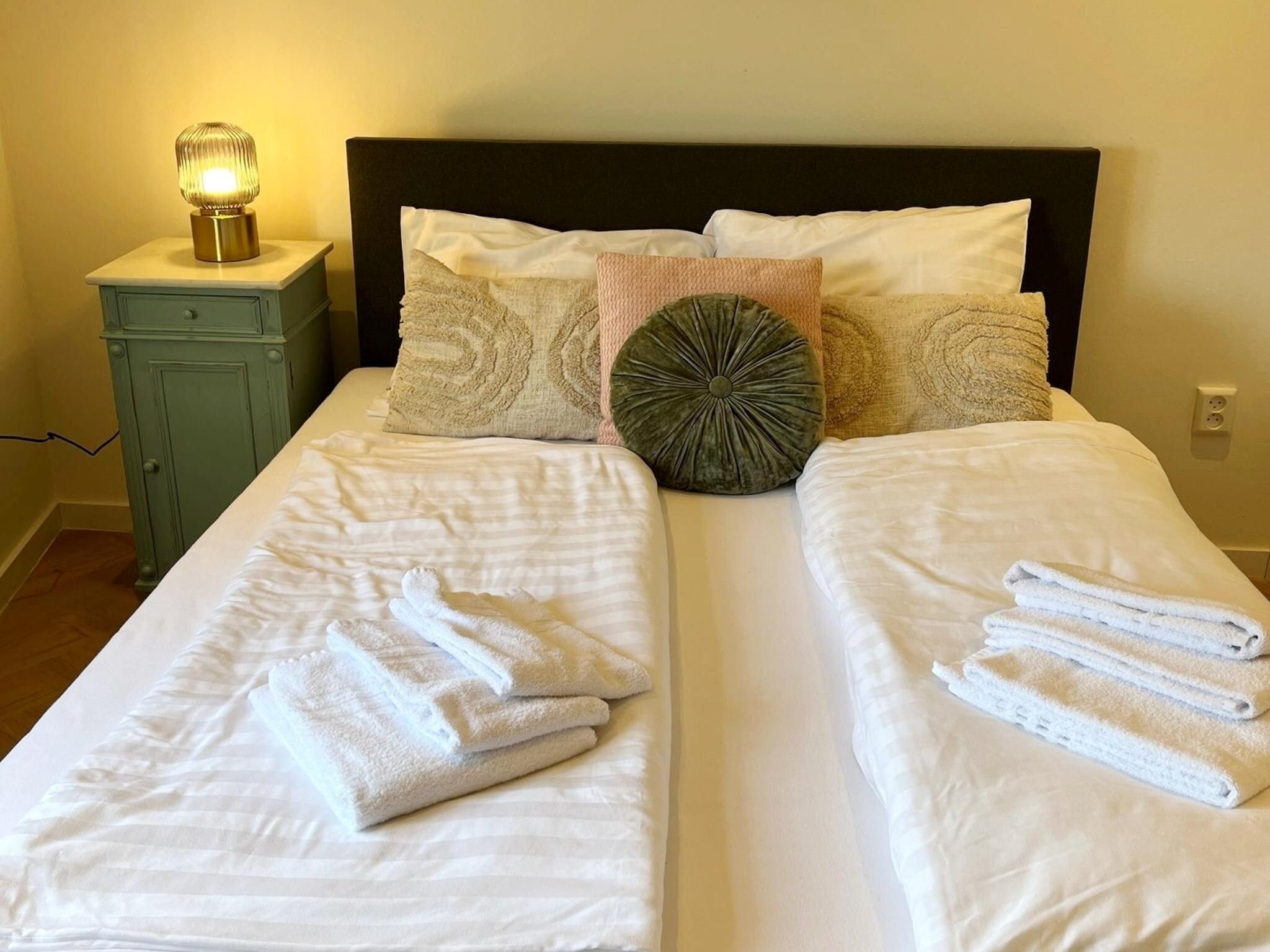 Een slaapkamer van Valleyview Cottages - NR07 in Voerendaal