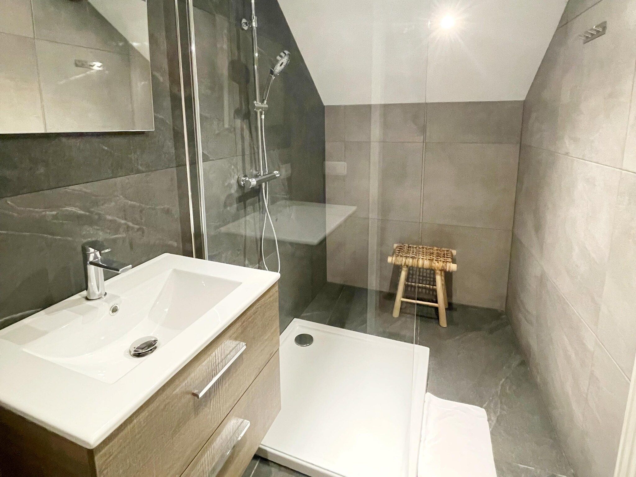 De badkamer van Valleyview Cottages - NR18 in Voerendaal