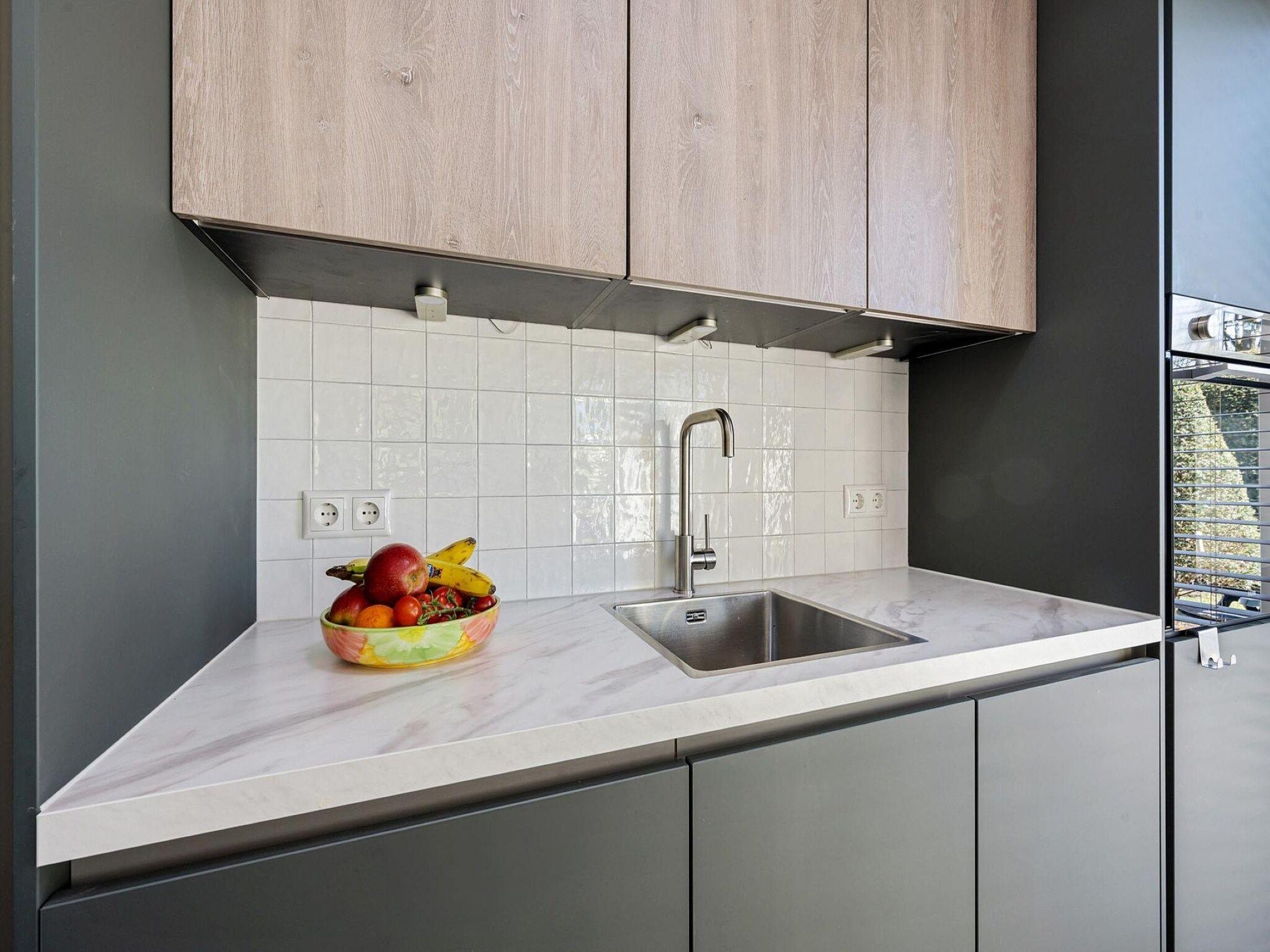 De keuken van Ermerzand Retreat in Erm