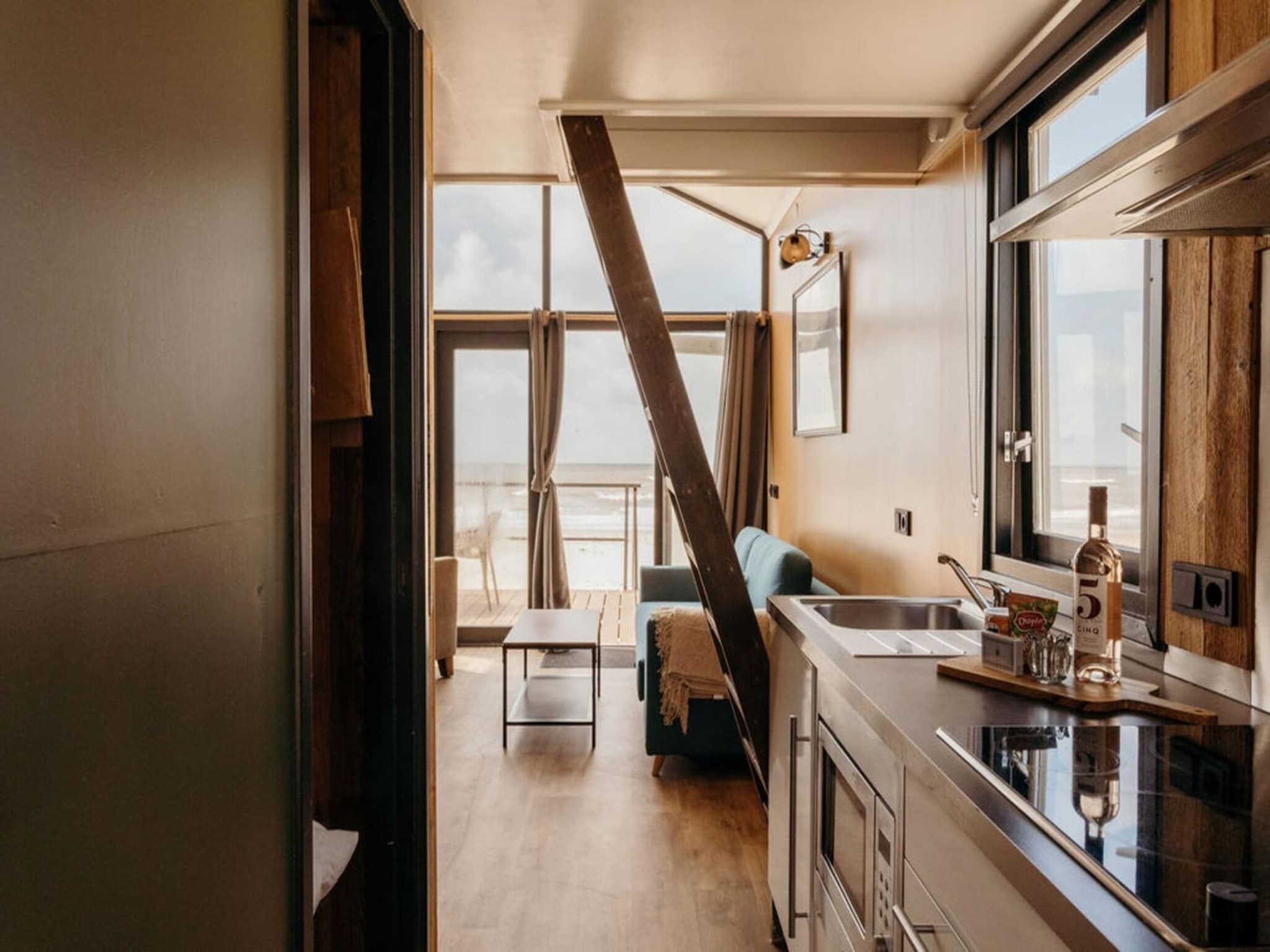 De keuken van Zeehut Petten in Petten