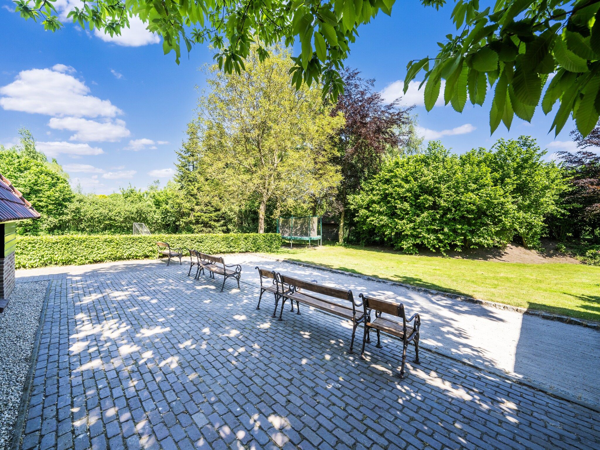 Het terras van 't Woold in Asten