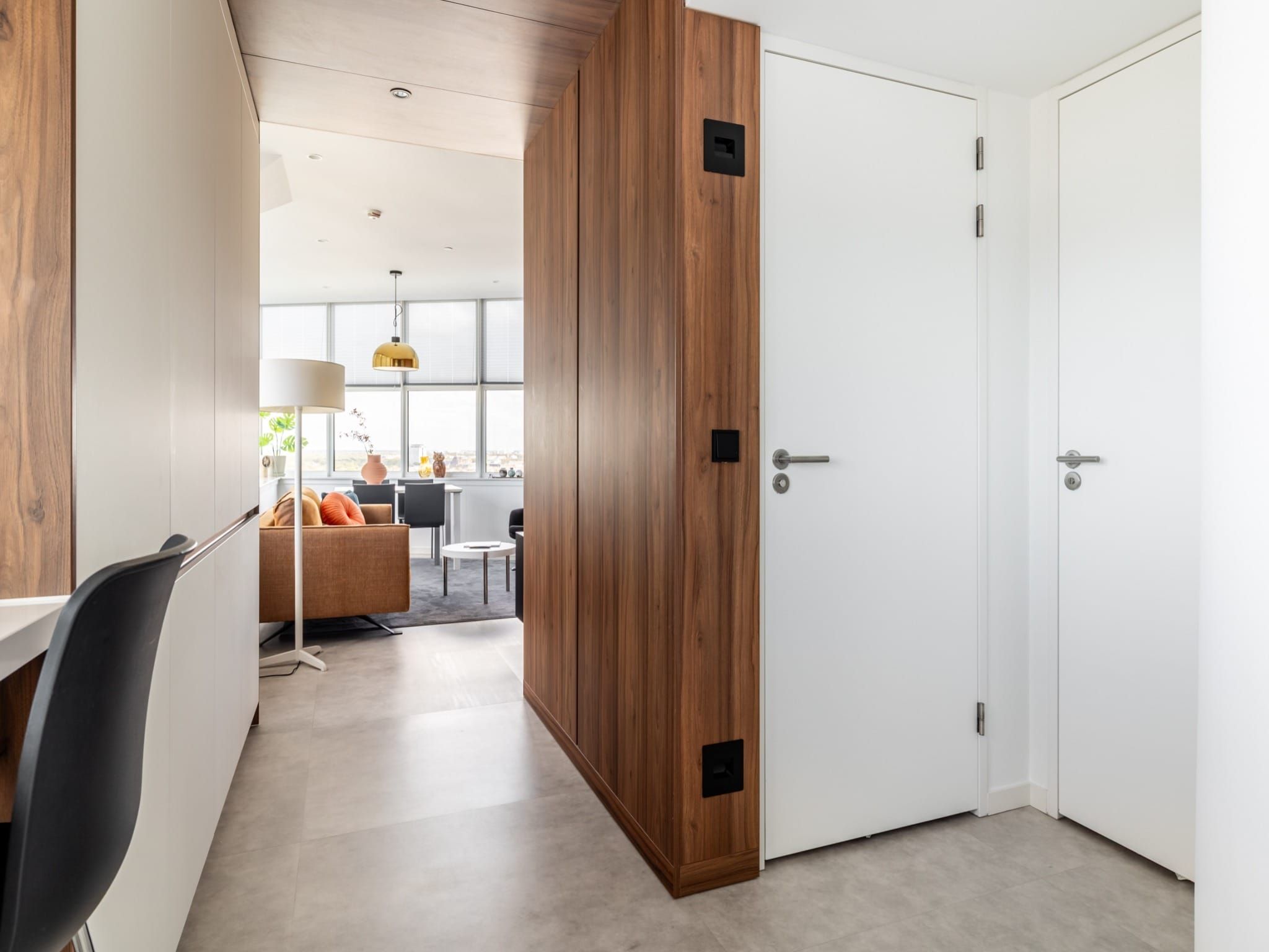 De woonkamer van Toren van Oud 3 in Den Haag