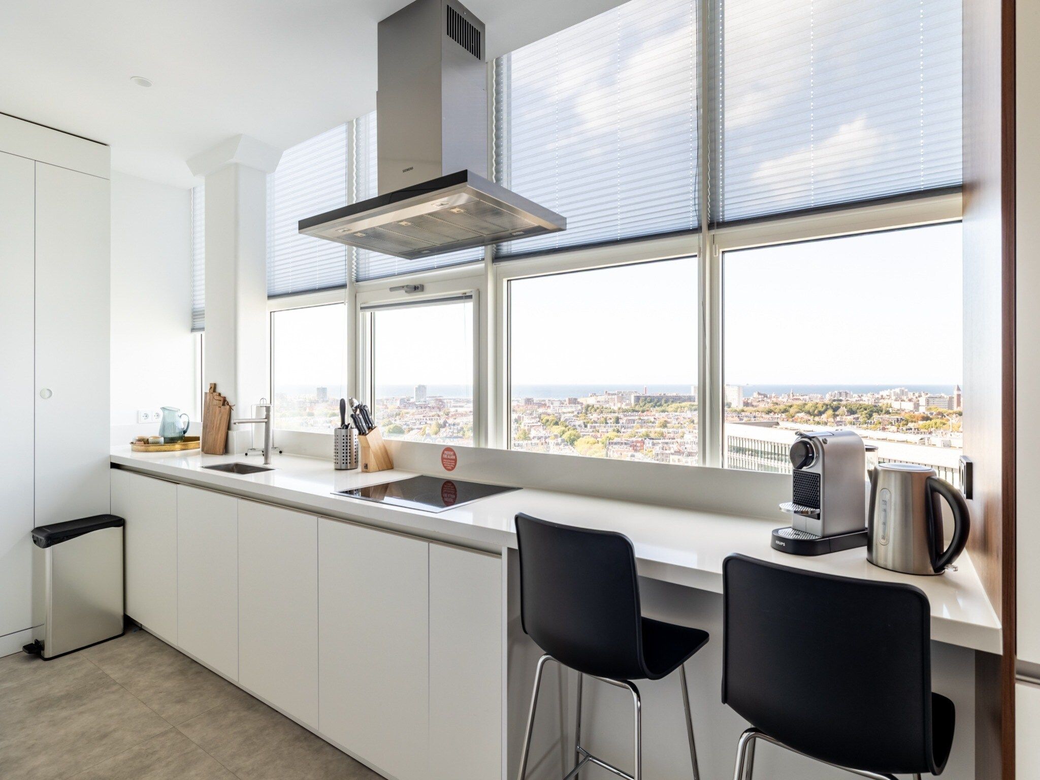De keuken van Toren van Oud 3 in Den Haag