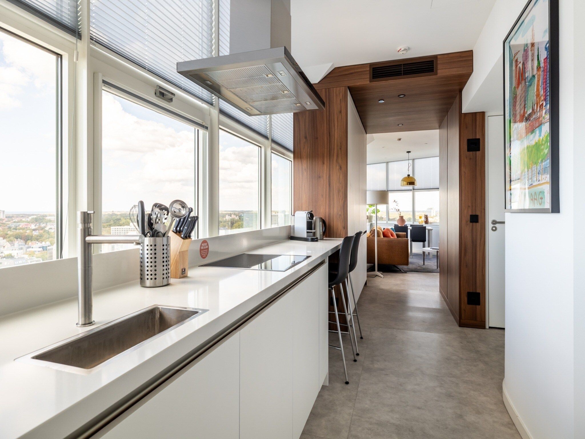 De keuken van Toren van Oud 3 in Den Haag