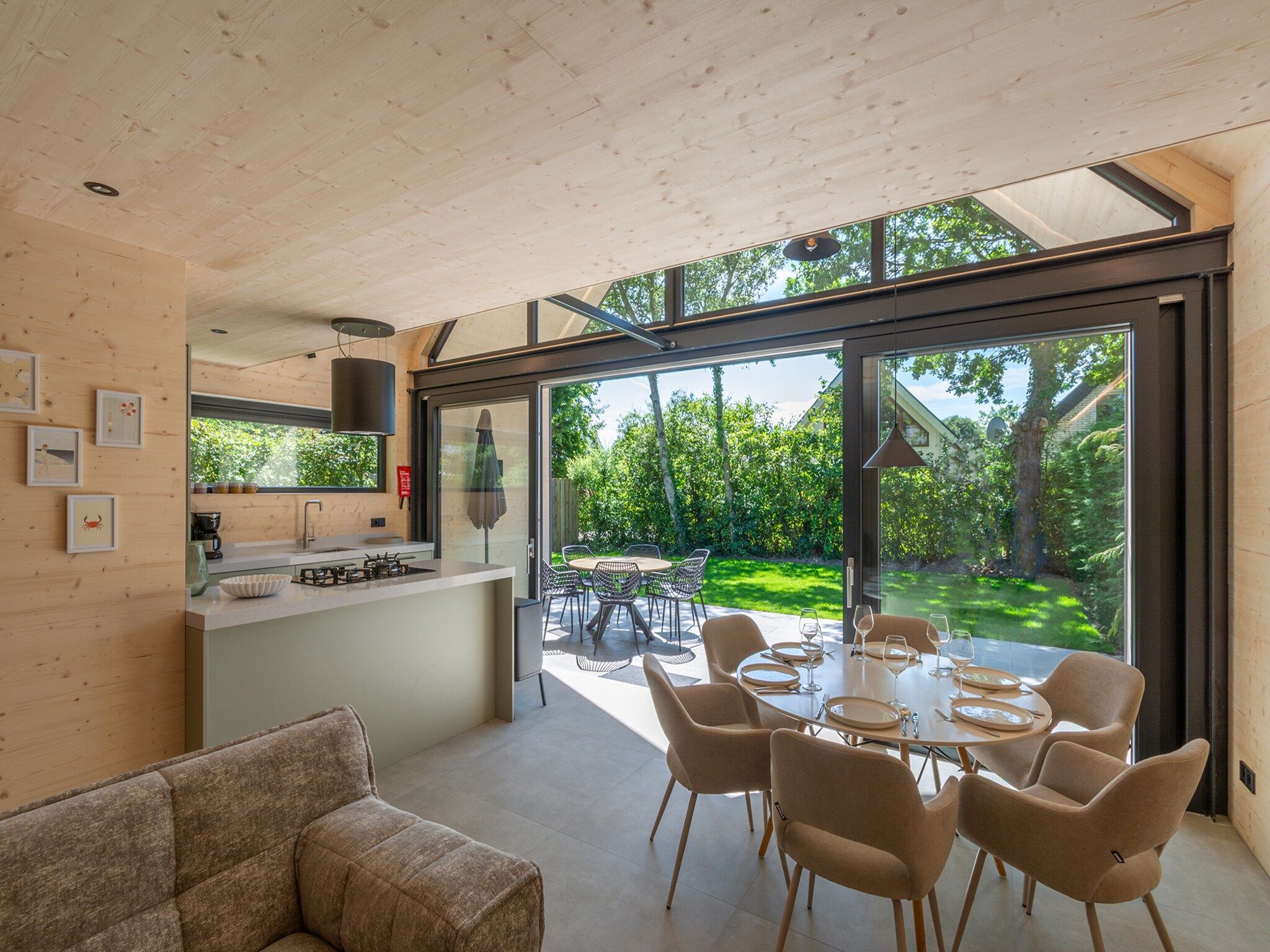 De keuken van Belkmer Beachhouse in Sint Maartenszee