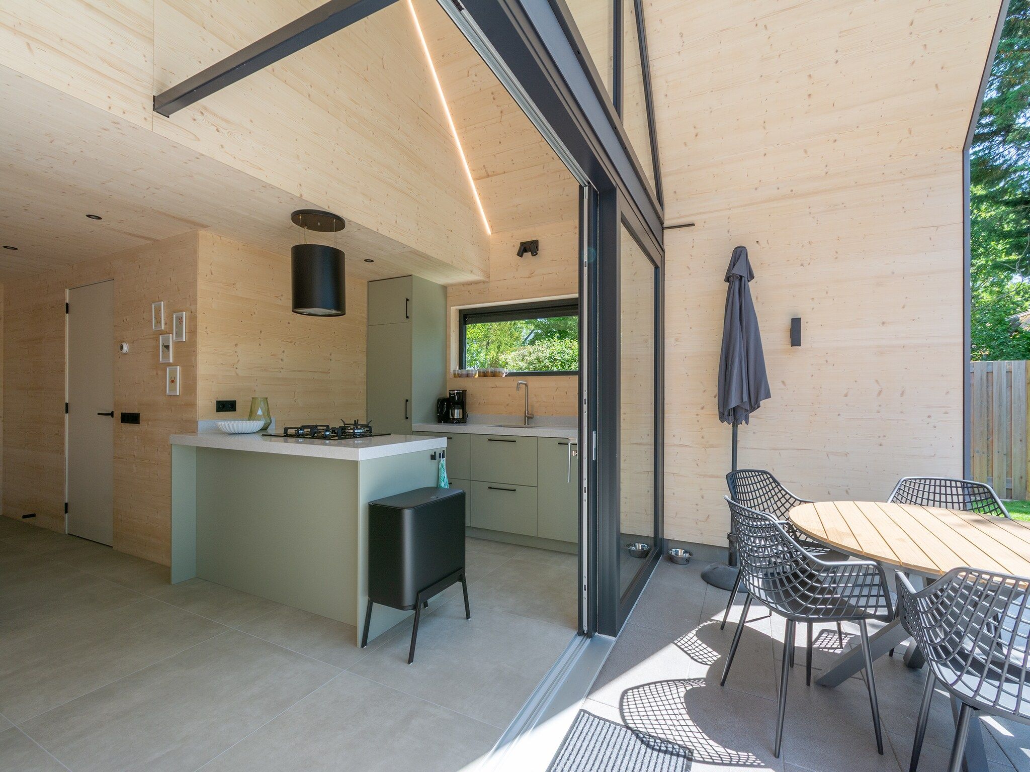 De keuken van Belkmer Beachhouse in Sint Maartenszee
