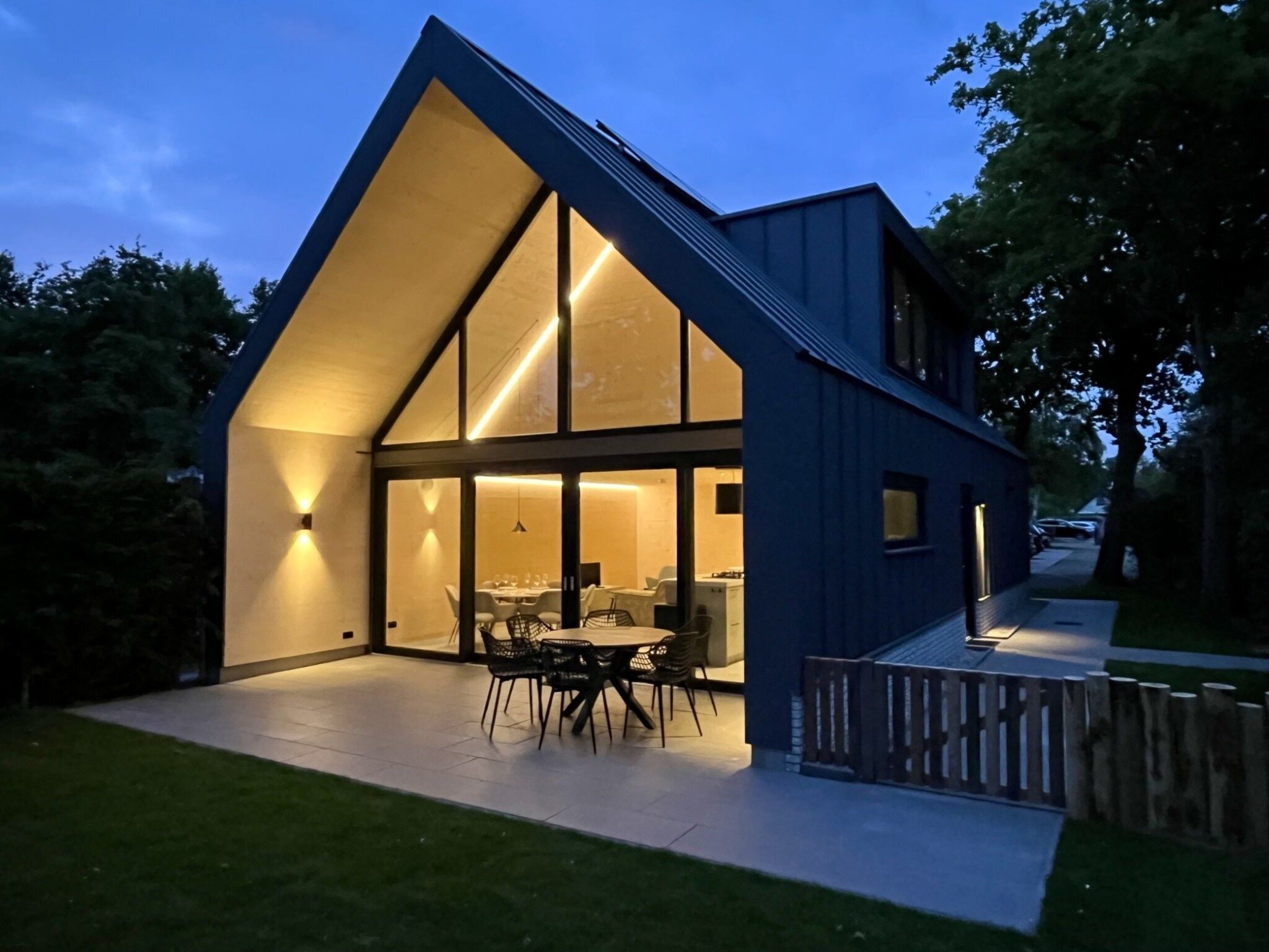 De tuin van Belkmer Beachhouse in Sint Maartenszee
