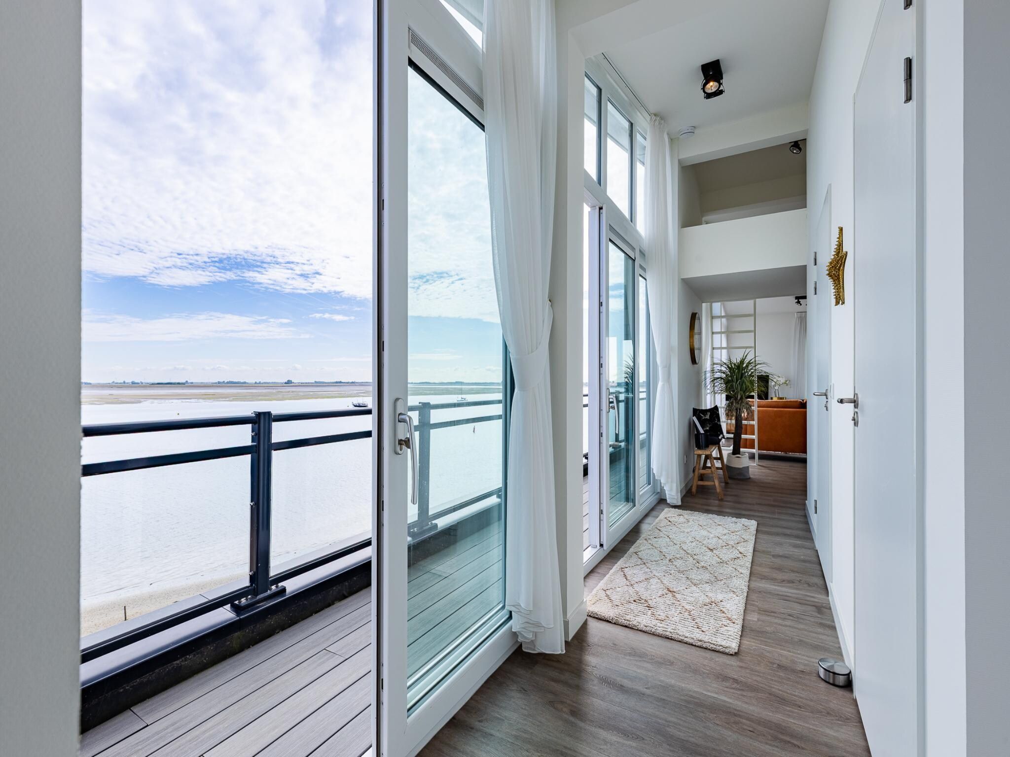 Het uitzicht vanaf Penthouse at the beach - with balcony | No. 26 - 2 Pers.  | Vista Maris in Sint-Annaland